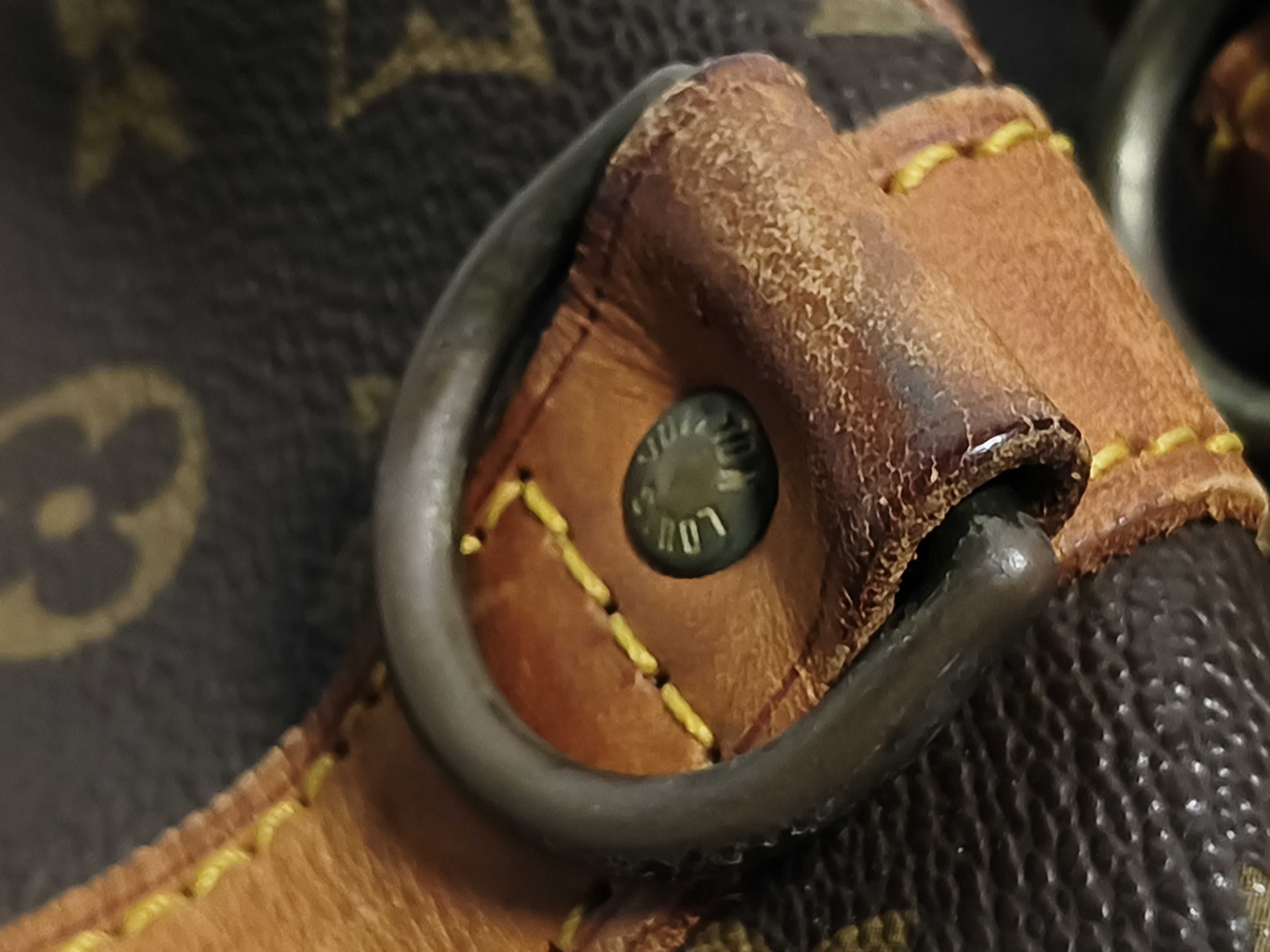 Monogram Keepall 55 M41424 VI992 Brown Boston Bag — view 12