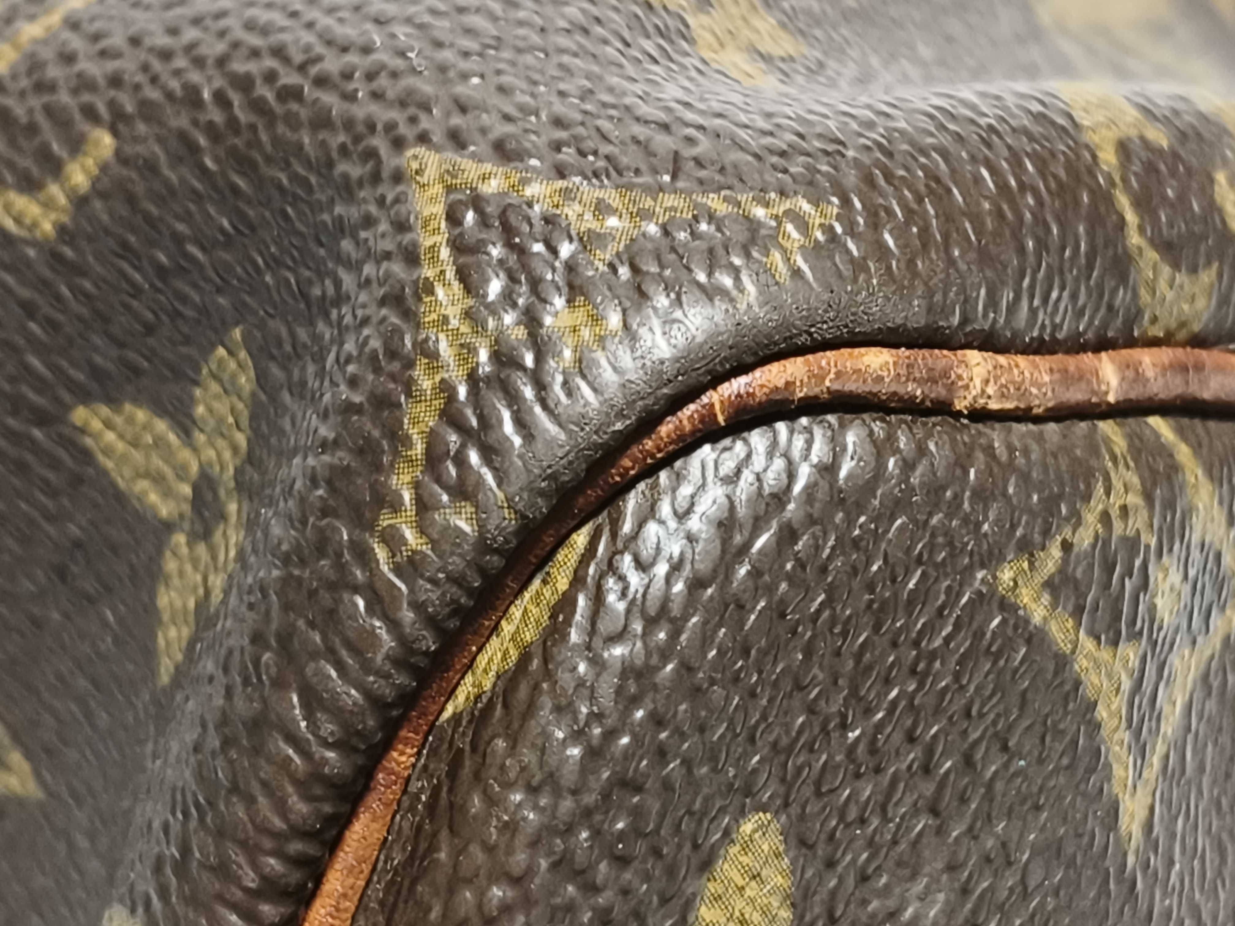 Monogram Keepall 55 M41424 VI992 Brown Boston Bag — view 7