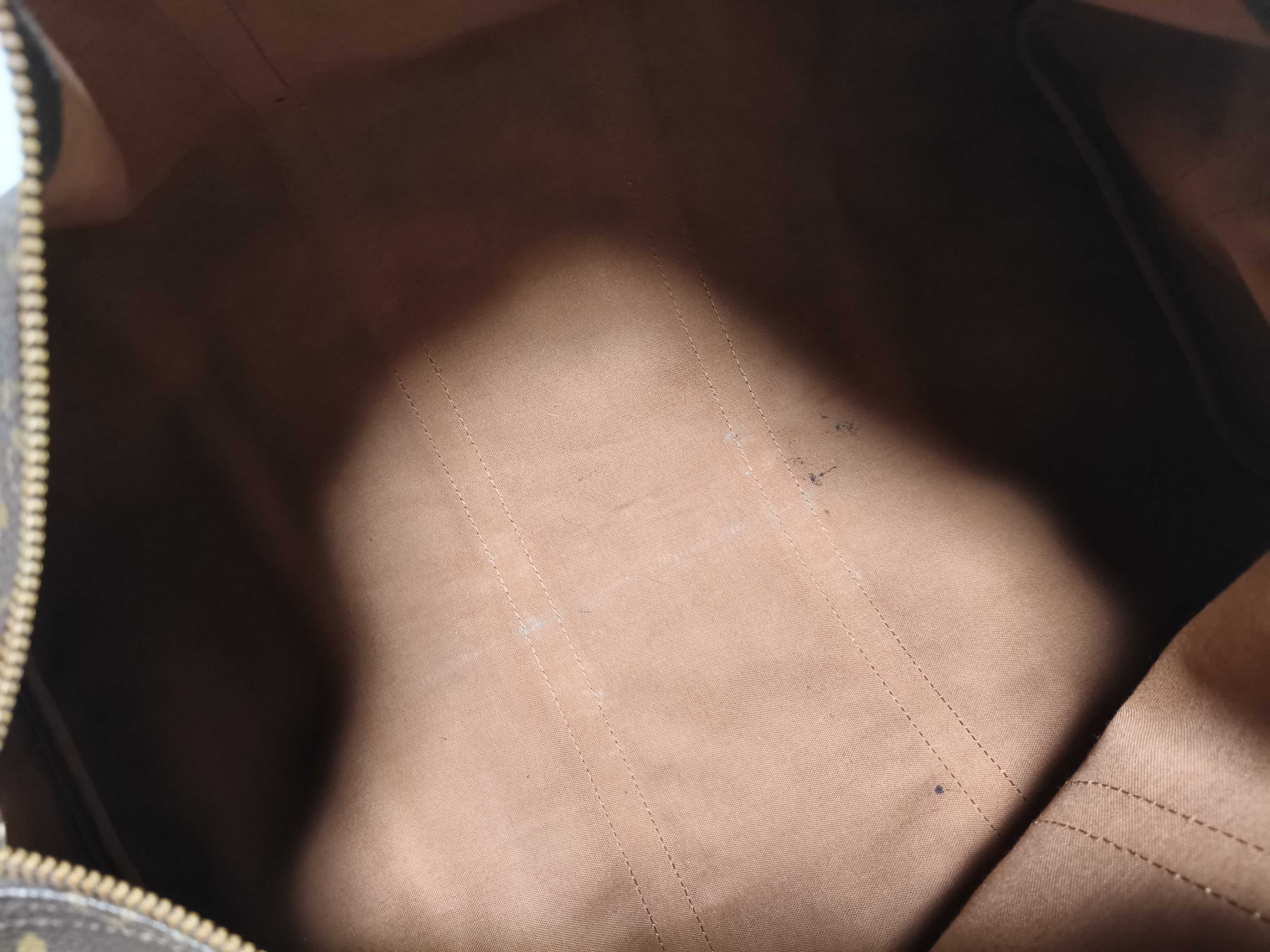Monogram Keepall 55 M41424 VI992 Brown Boston Bag — view 10