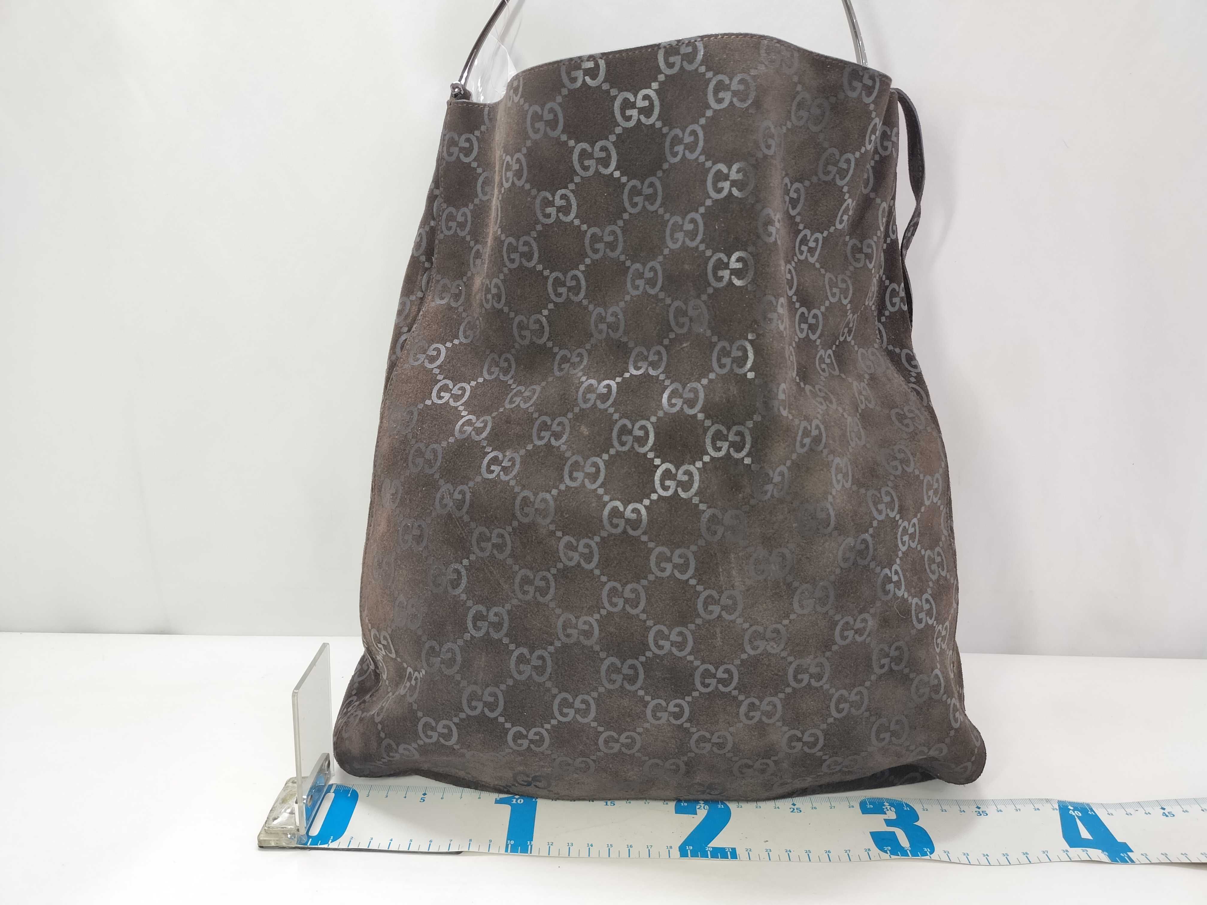 GG Genuine Leather Suede 2-Way Shoulder Bag — view 2