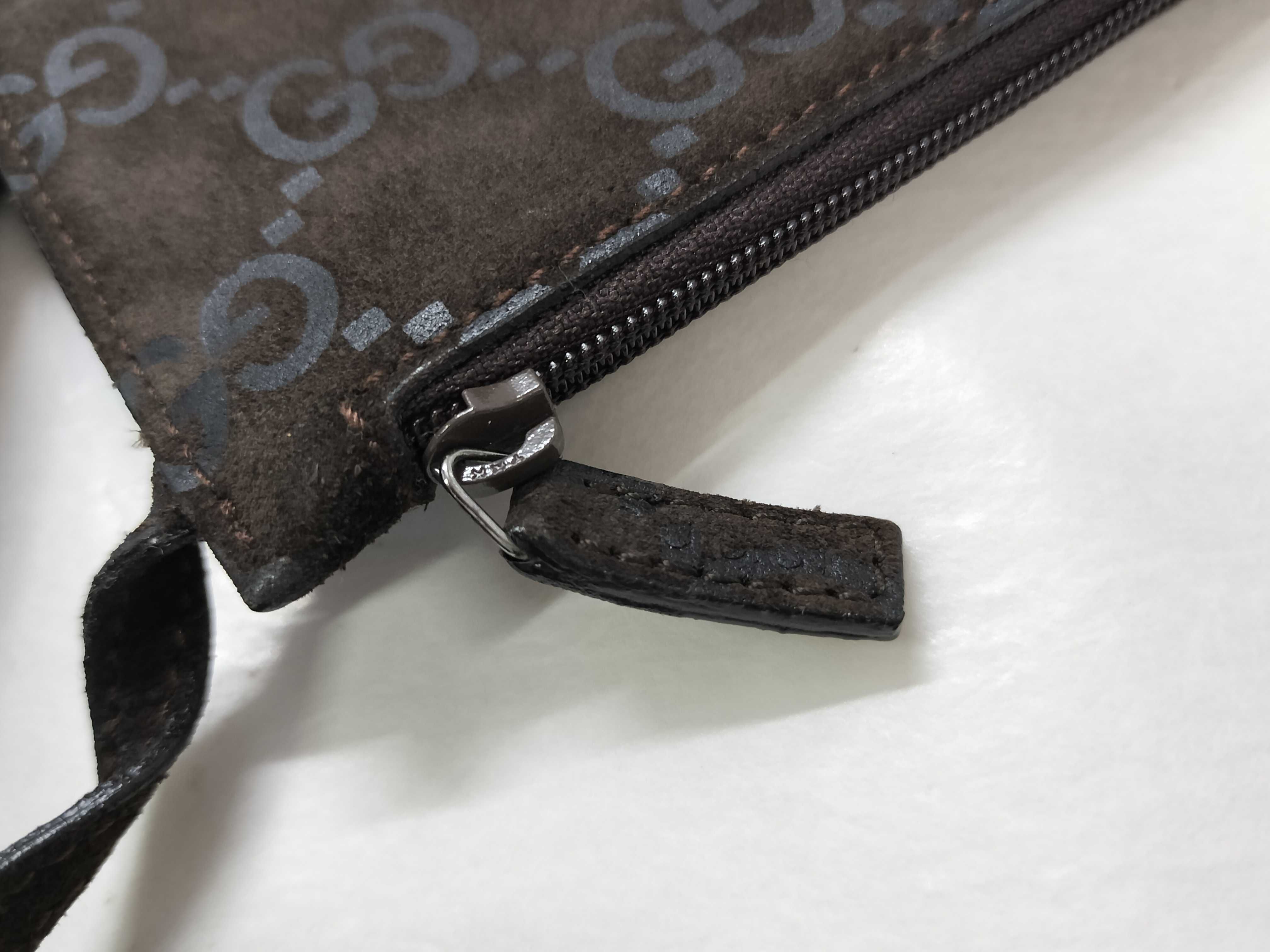 GG Genuine Leather Suede 2-Way Shoulder Bag — view 11