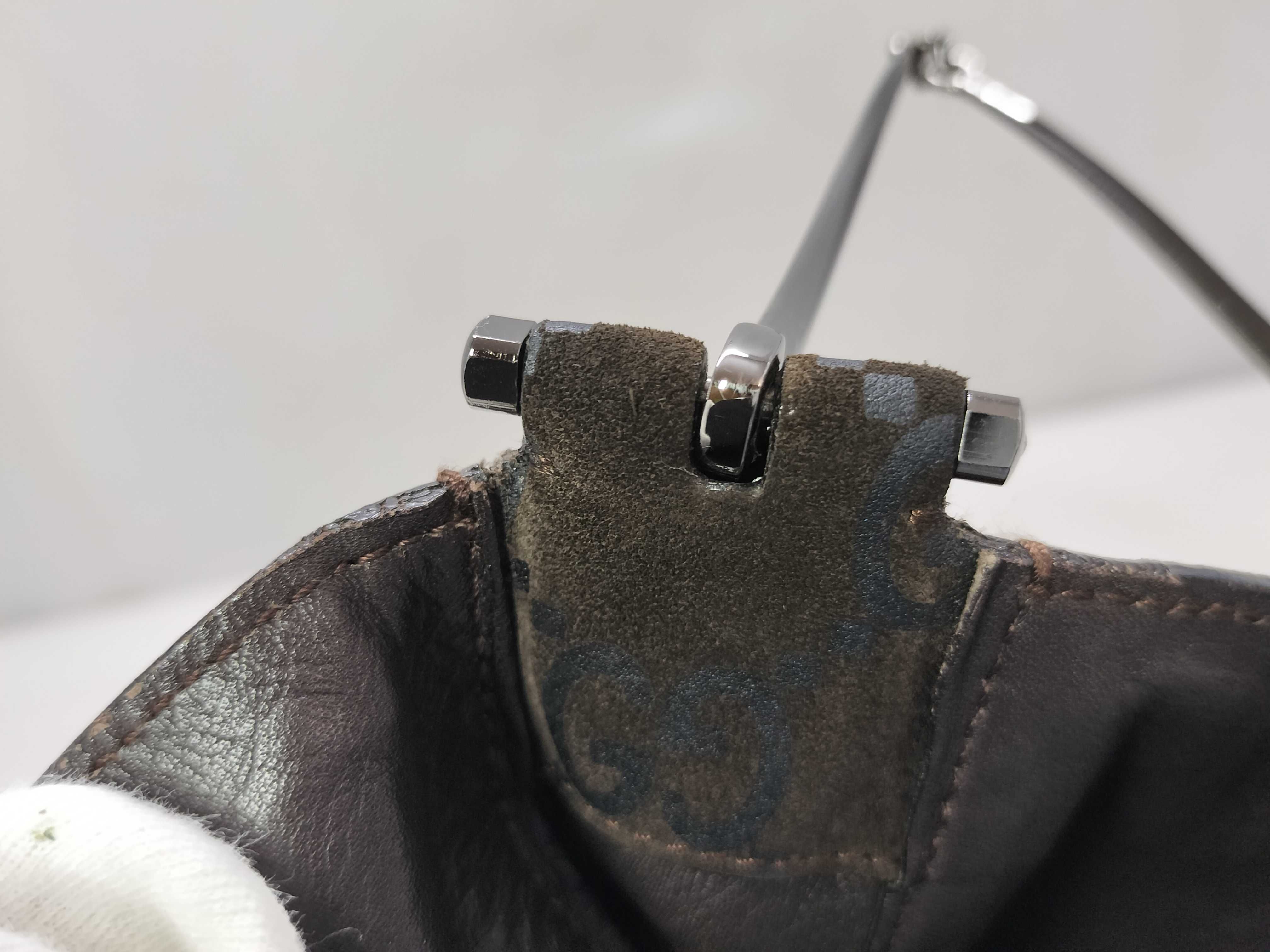 GG Genuine Leather Suede 2-Way Shoulder Bag — view 12