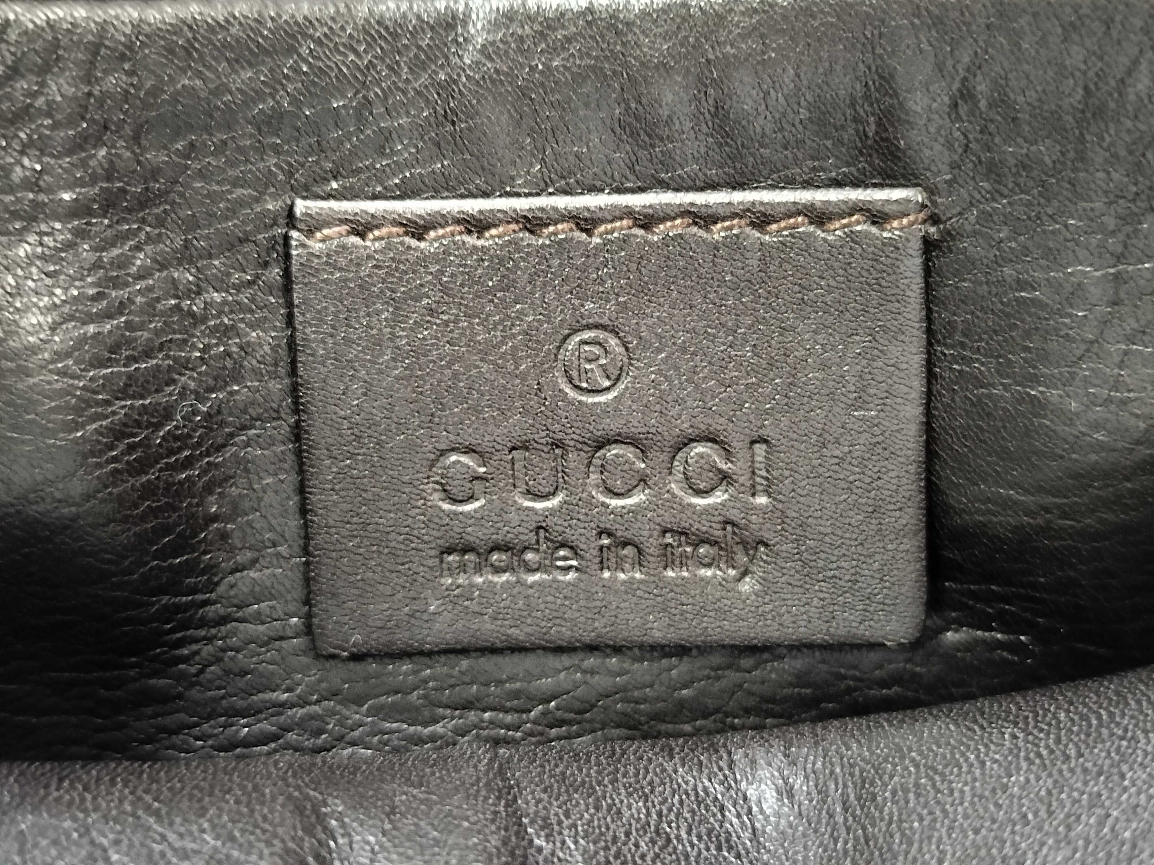 GG Genuine Leather Suede 2-Way Shoulder Bag — view 9
