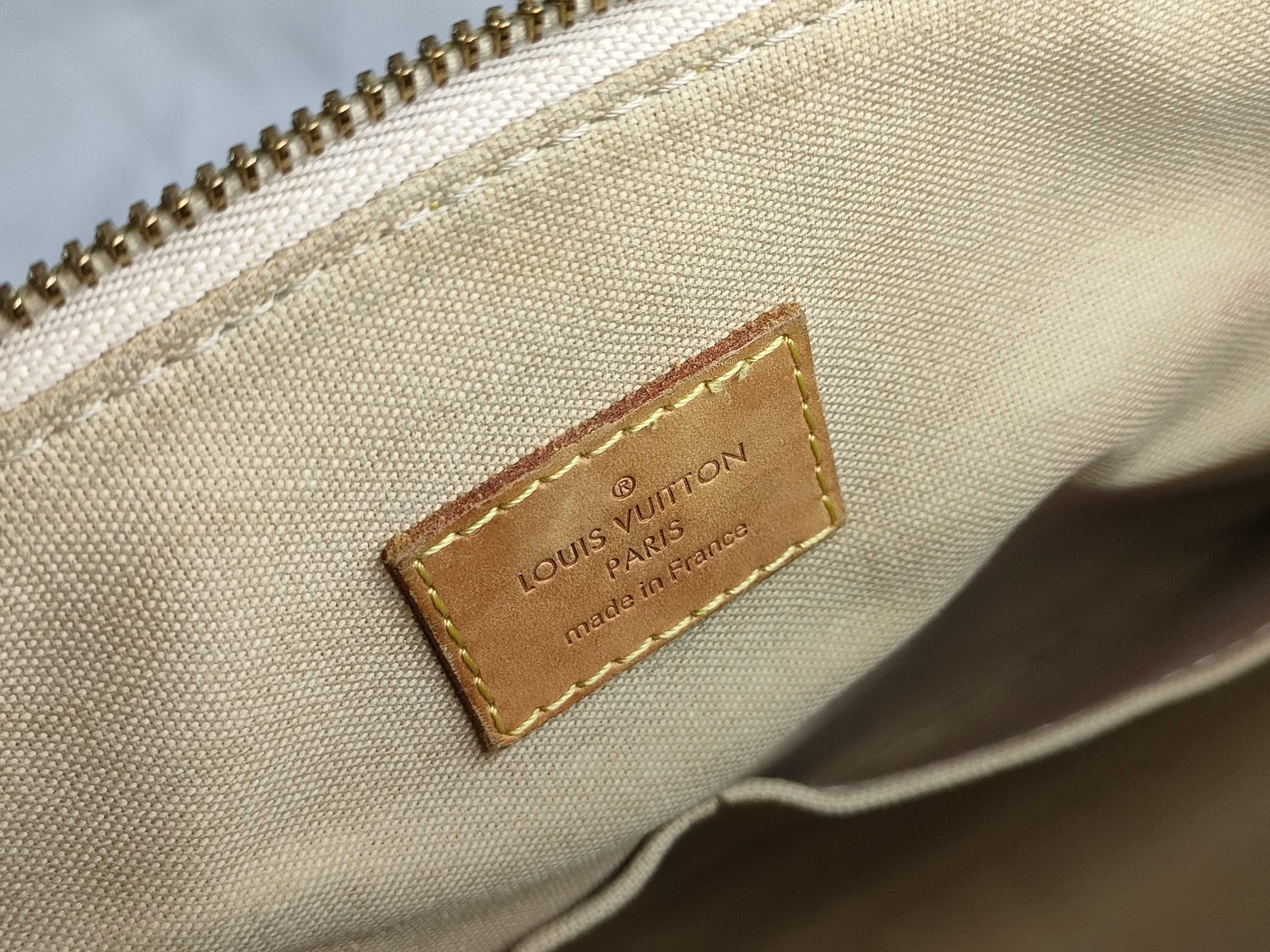 Damier Azur Siracusa PM N41113 MI11111 White Shoulder Bag — view 12