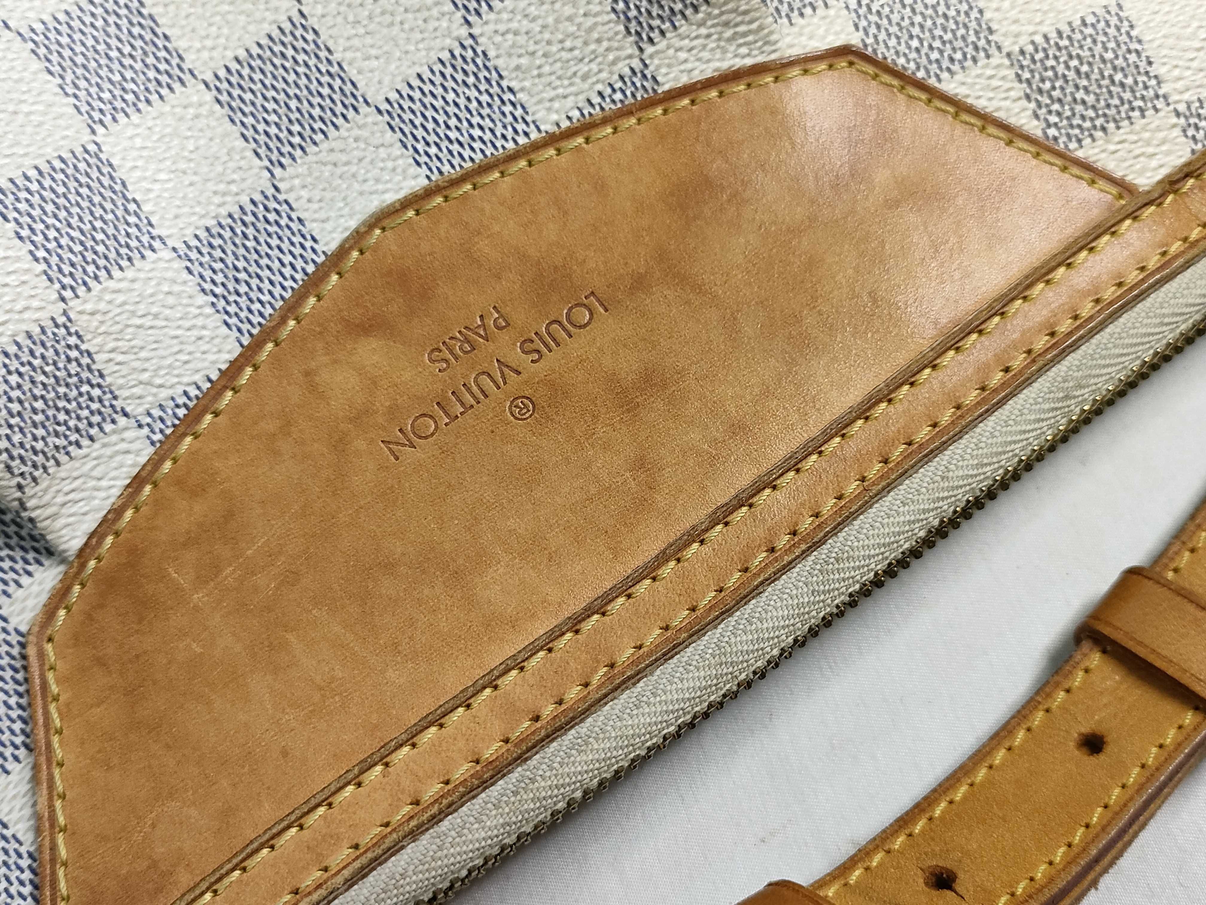 Damier Azur Siracusa PM N41113 MI11111 White Shoulder Bag — view 14