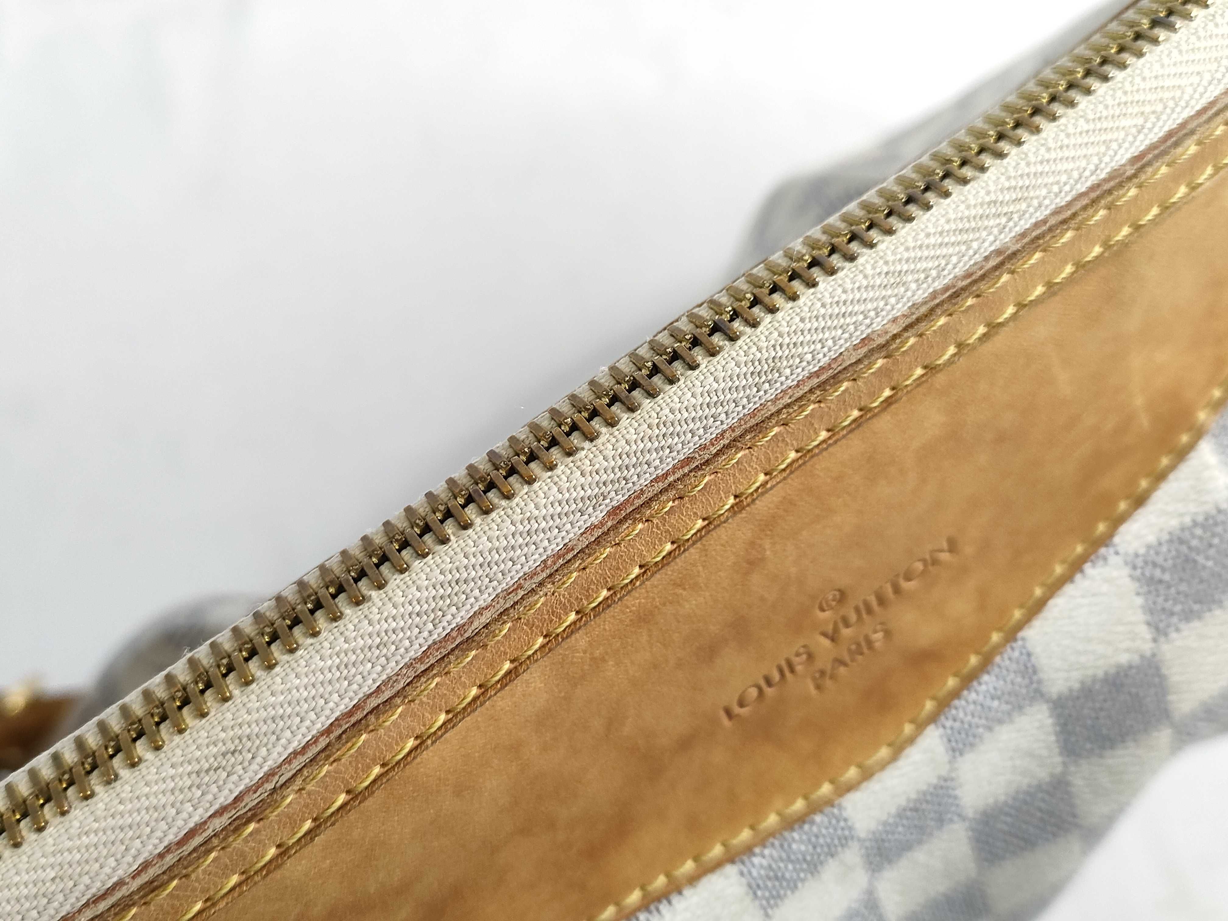 Damier Azur Siracusa PM N41113 MI11111 White Shoulder Bag — view 8
