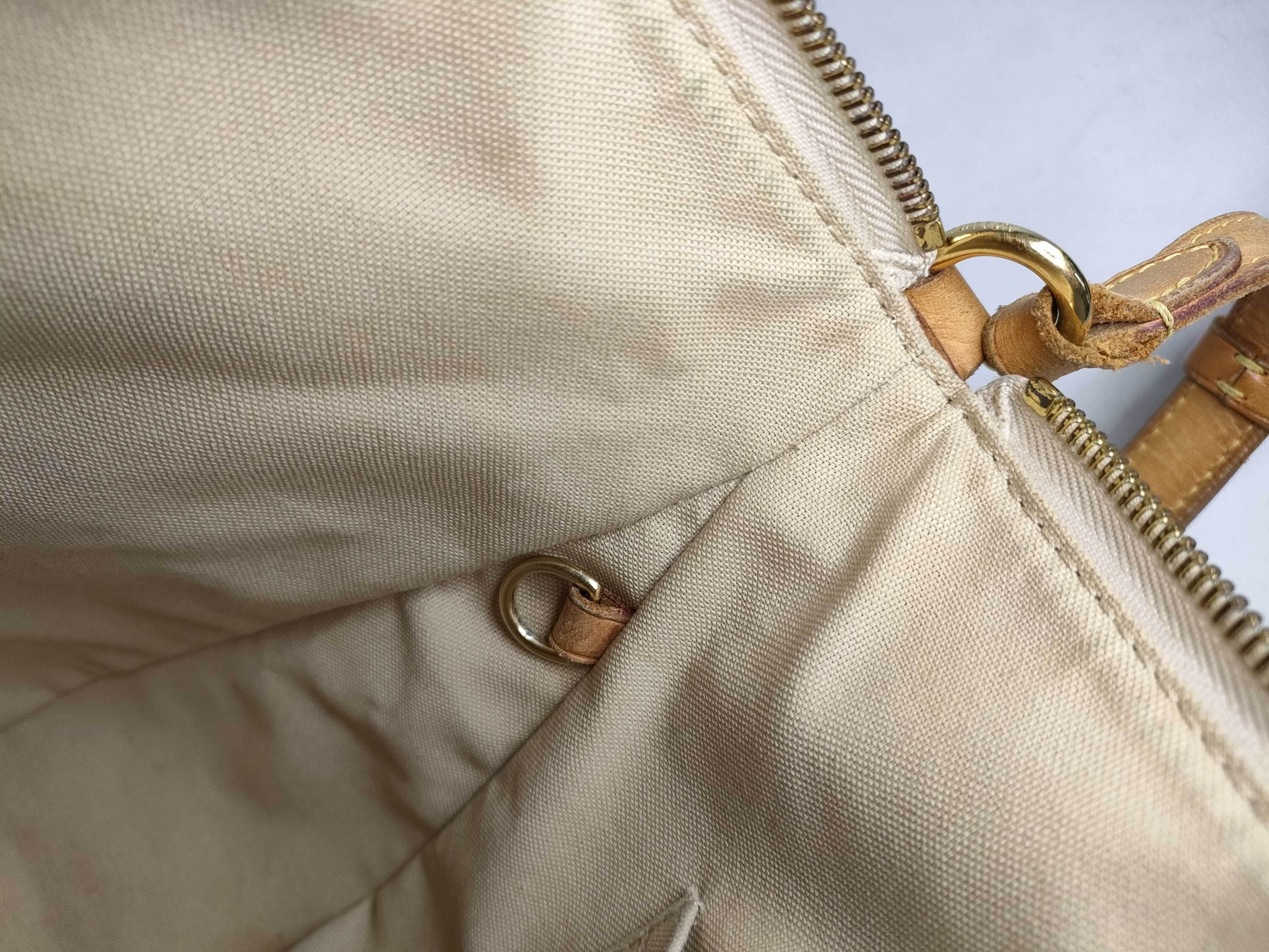 Damier Azur Siracusa PM N41113 MI11111 White Shoulder Bag — view 9