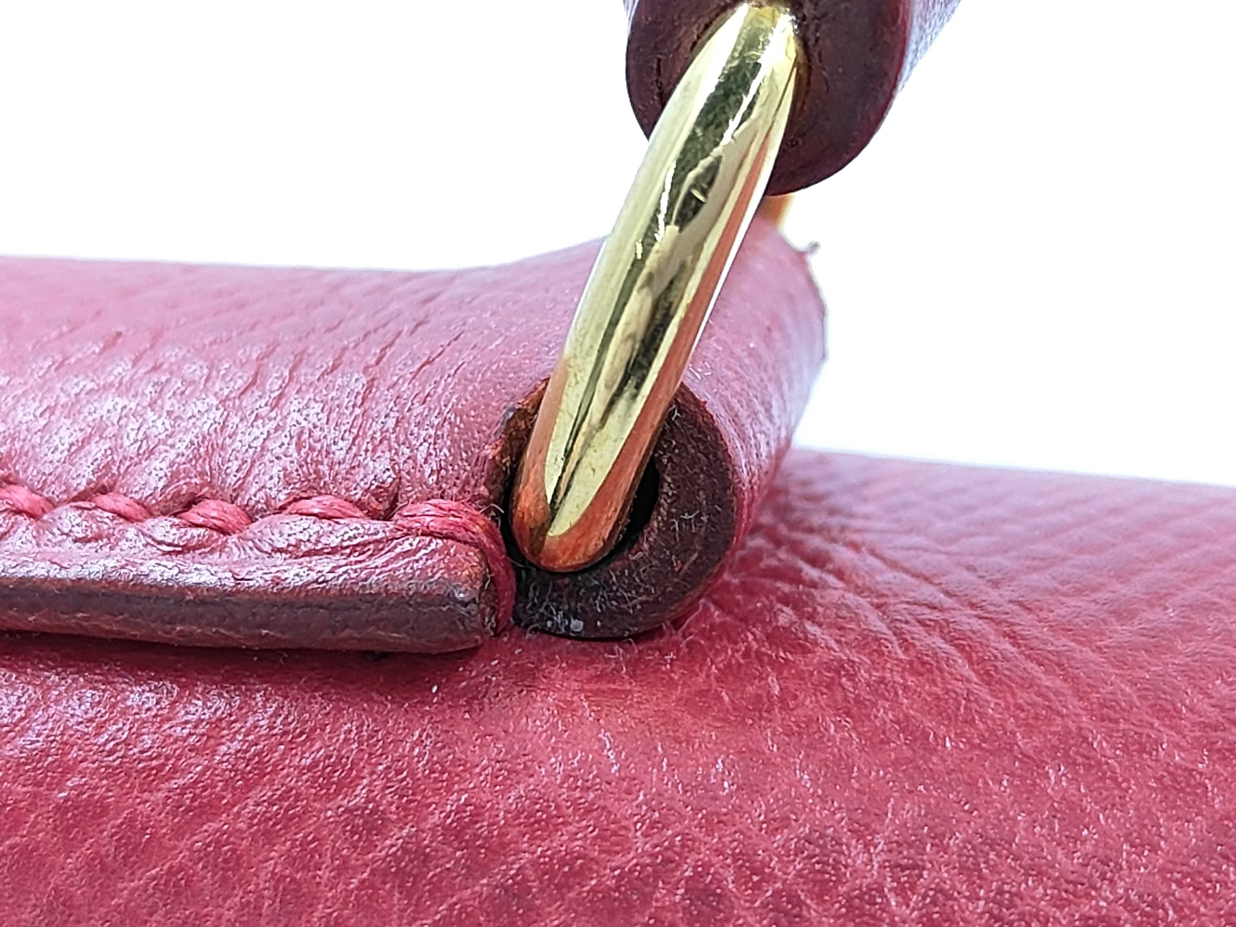Kelly 32 C Epsom Leather Strap Clochette Padlock Handbag — view 5