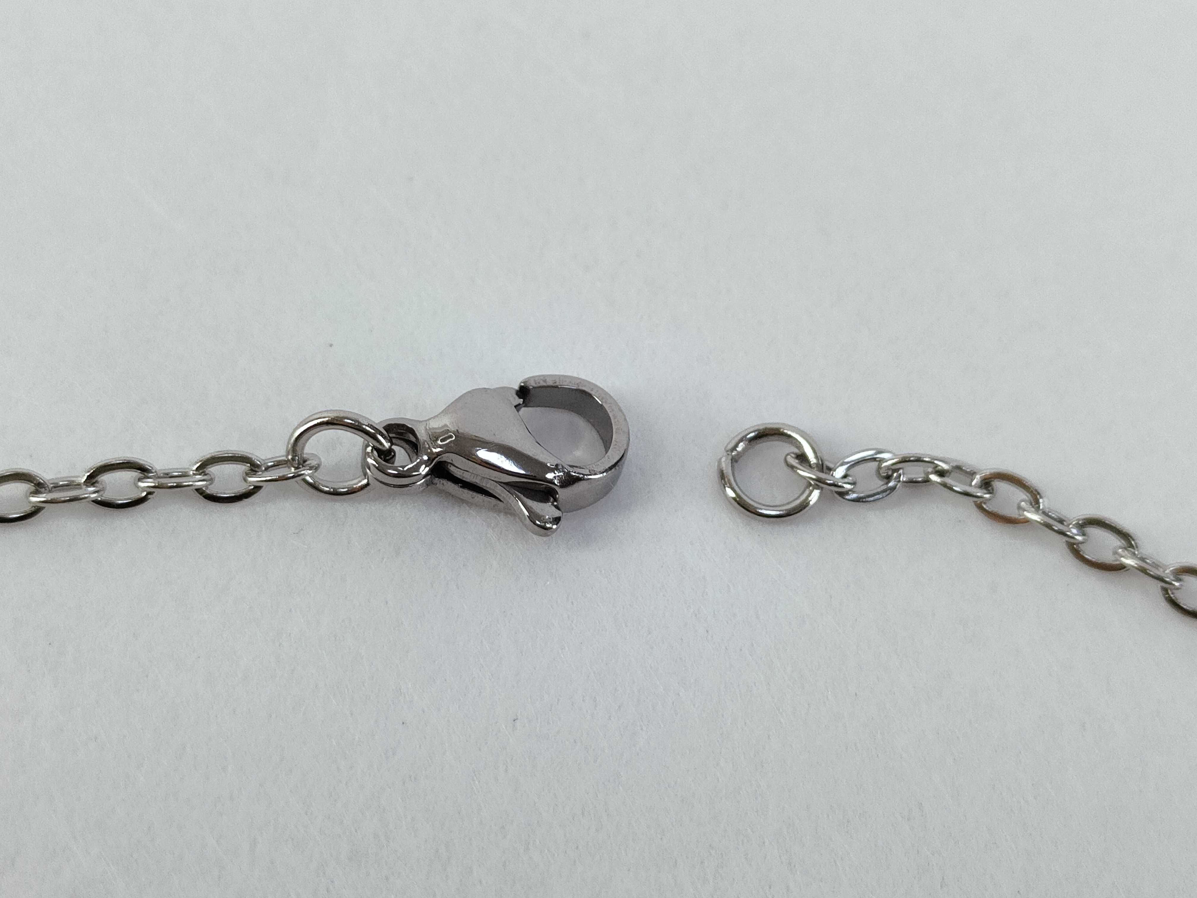 G-logo plate square sterling silver (925) necklace with aftermarket chain. — view 5