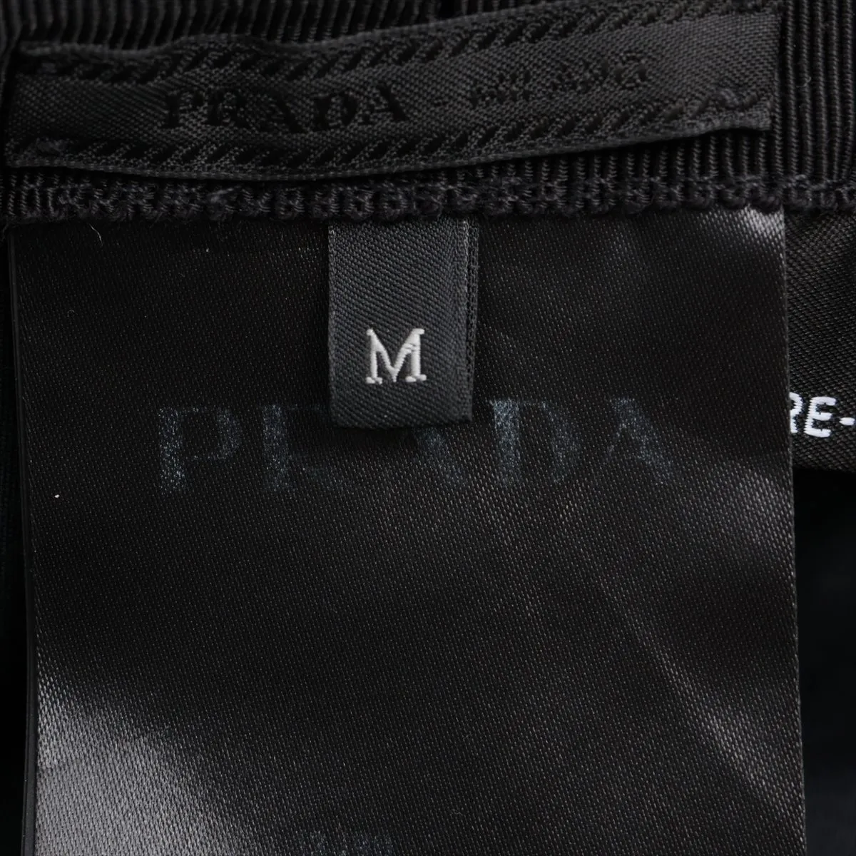 2HC137 Re Nylon Bucket Hat, Size M, Polyamide, Black. Shows signs of wear, — view 5