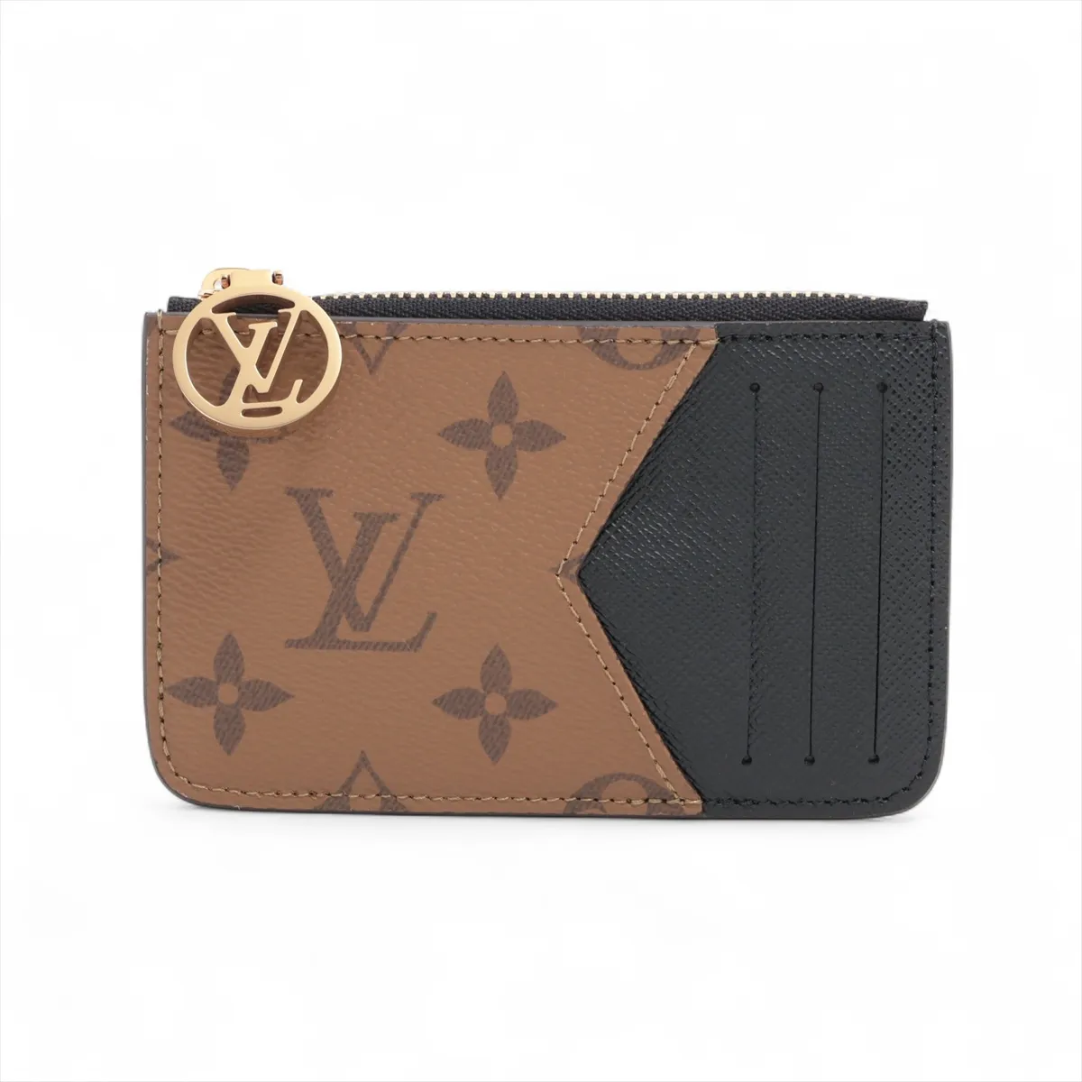 Monogram Reverse Porte Cartes Romy M81912 Brown Coin Case (RFID detected)