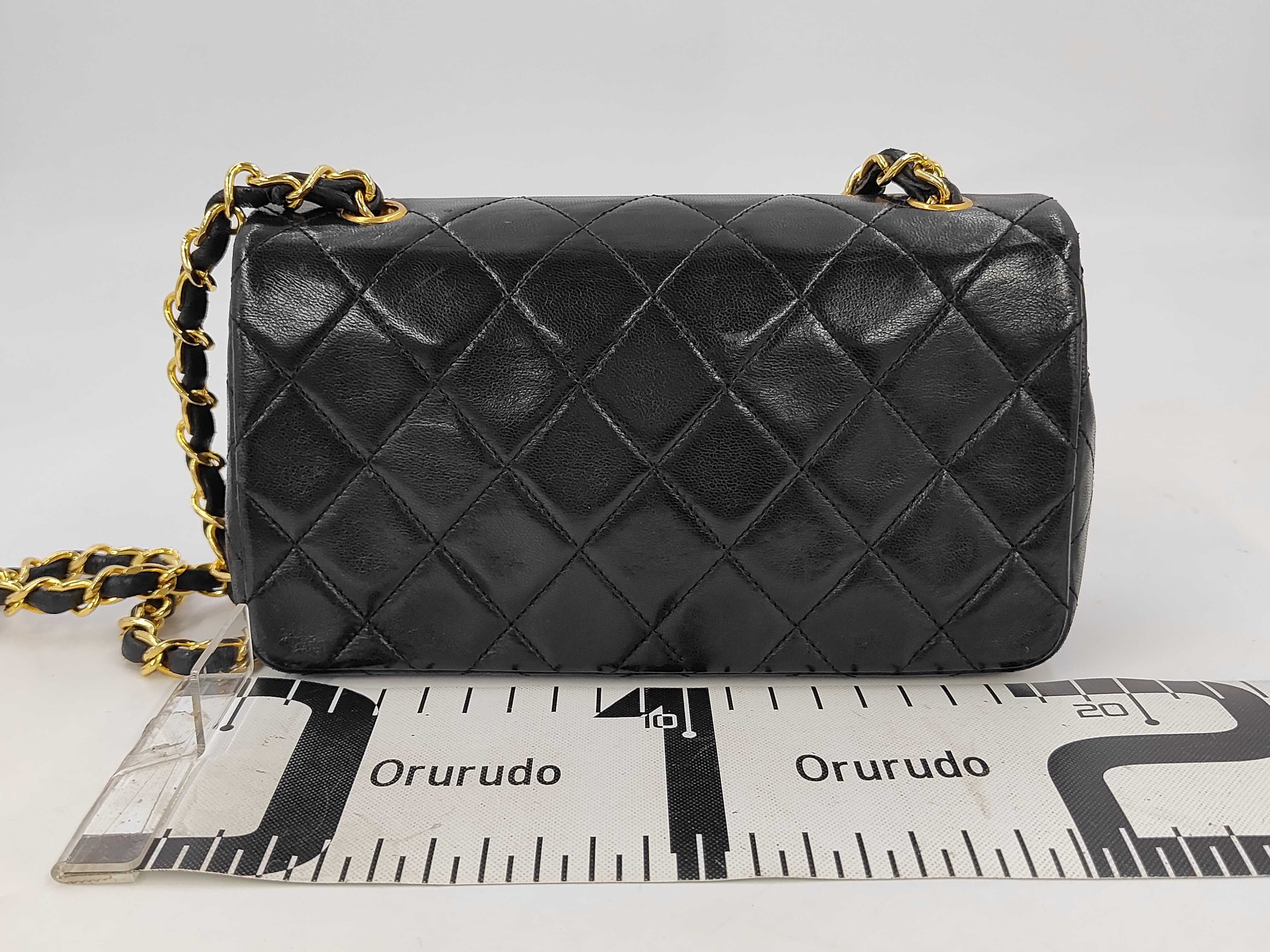 Matelassé Full Flap Shoulder Bag, Black, Series 1 — view 2