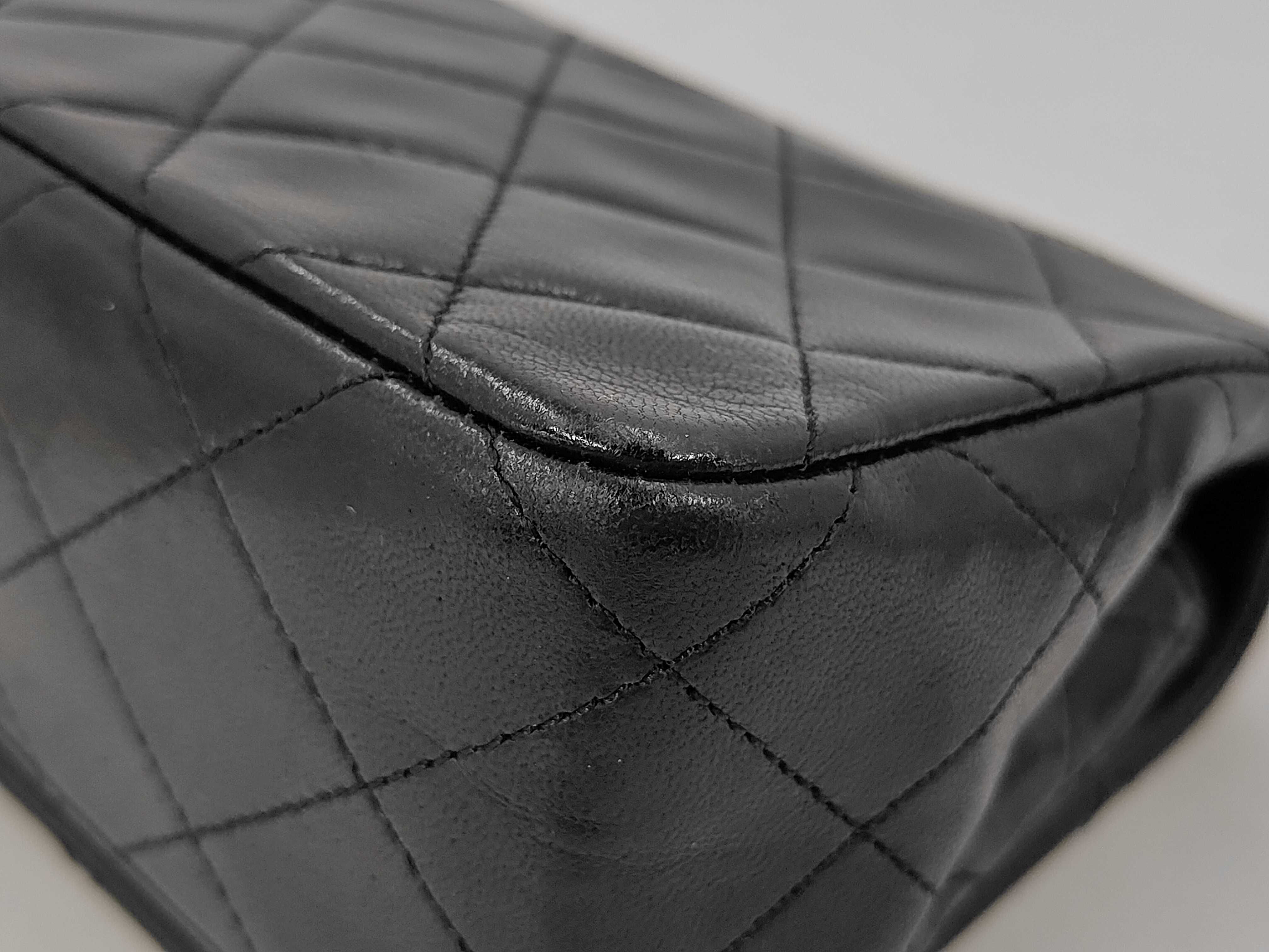 Matelassé Full Flap Shoulder Bag, Black, Series 1 — view 3