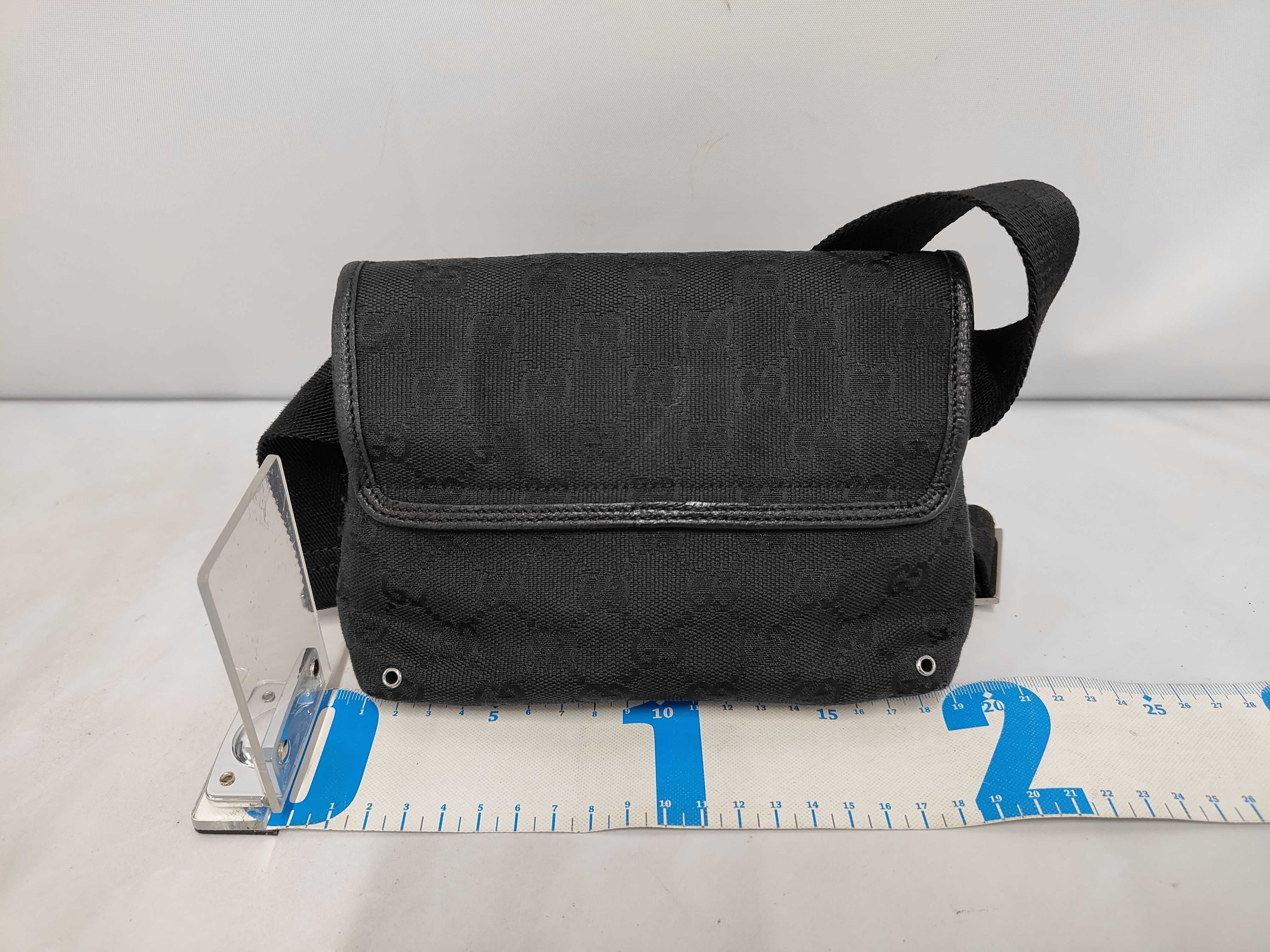 bag, black GG canvas bag — view 2