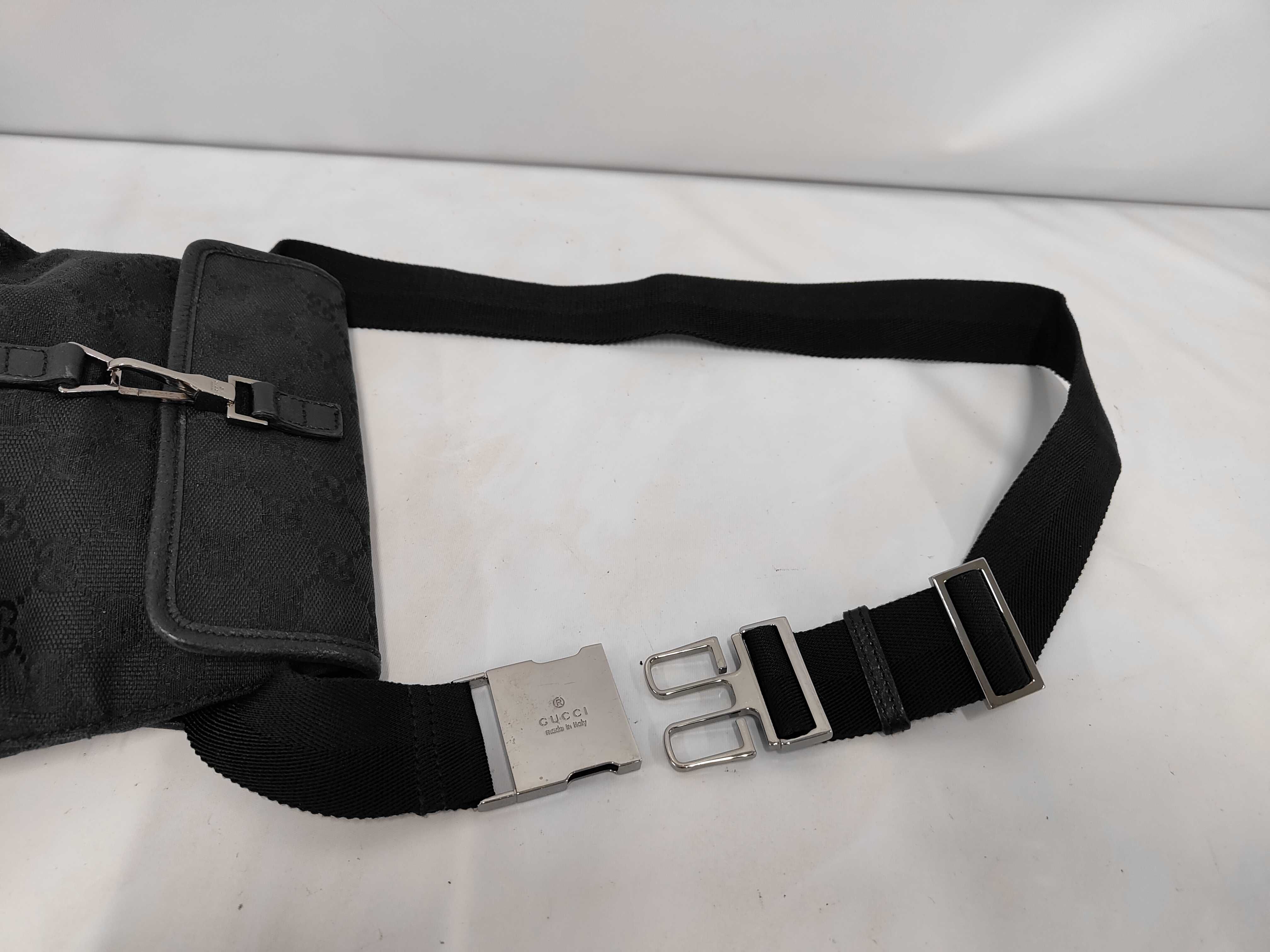 bag, black GG canvas bag — view 5