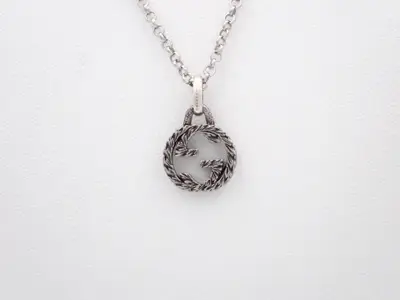 Necklace, 925 sterling silver, 7.2g, chain approximately 45cm