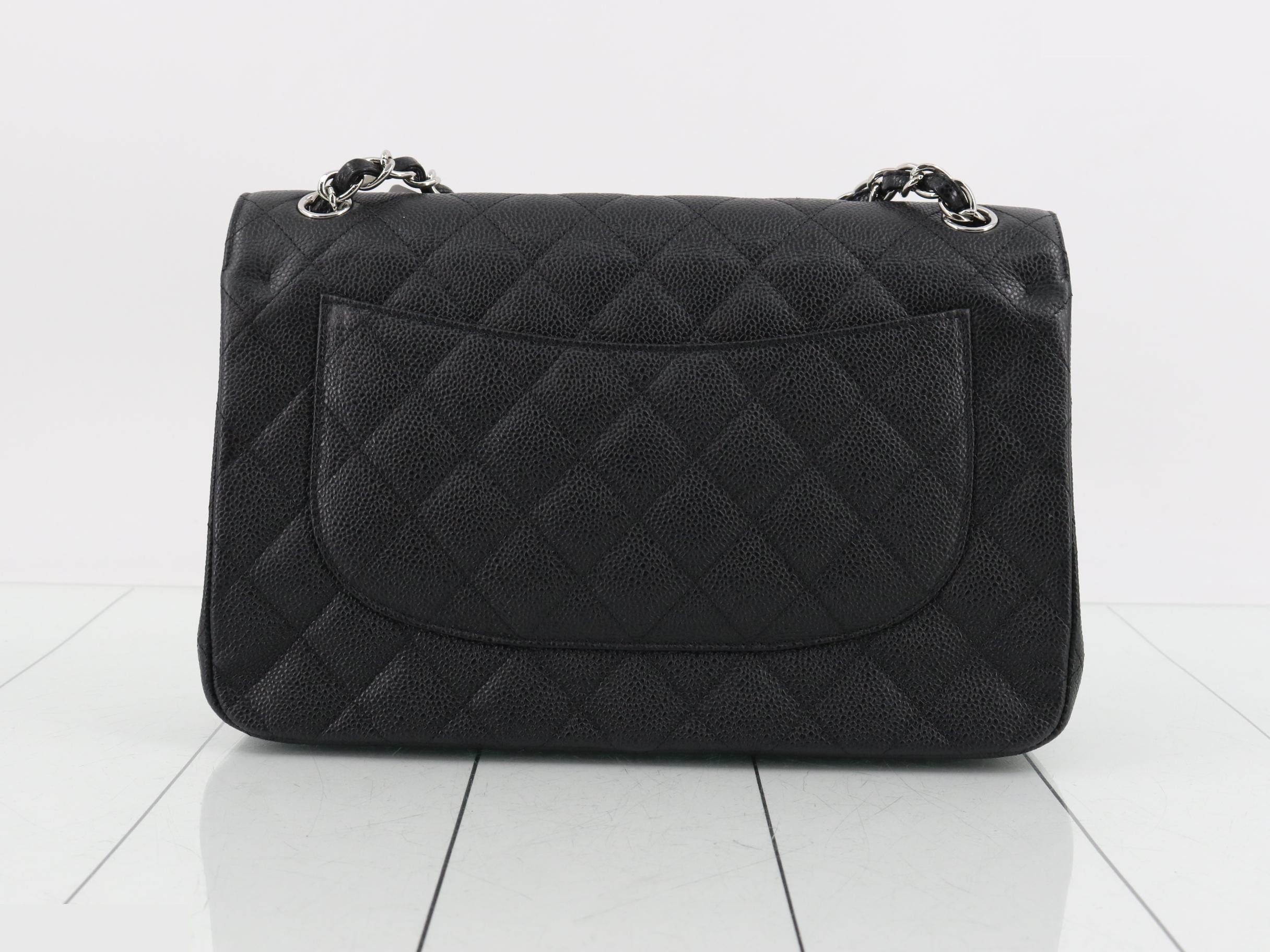 [Unused, Stored Item] Large Matelassé 30 Double Flap Caviar Double Chain — view 2