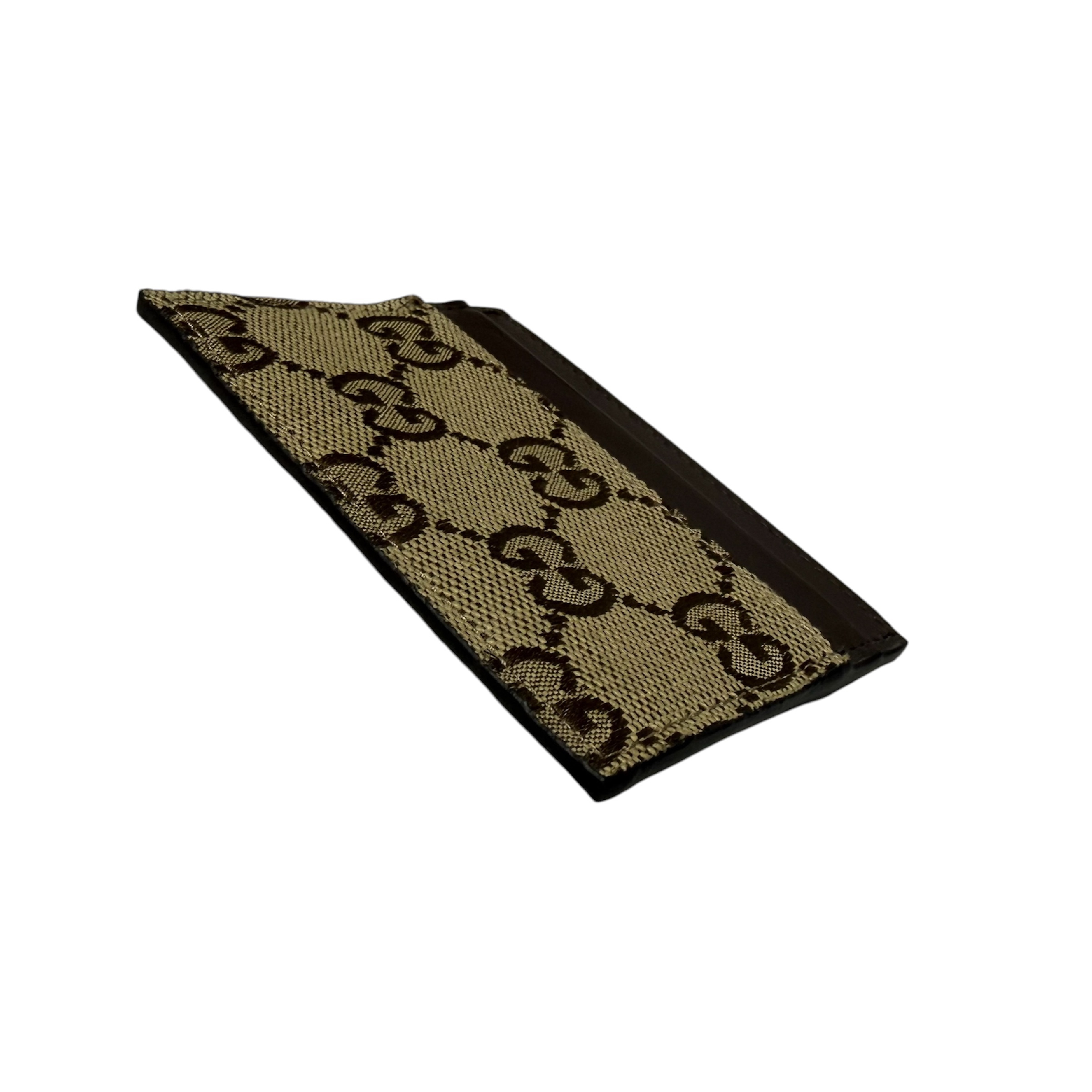 GG Canvas Card Case, Brown (Card Case/Pass Case/Business Card Holder) — view 4