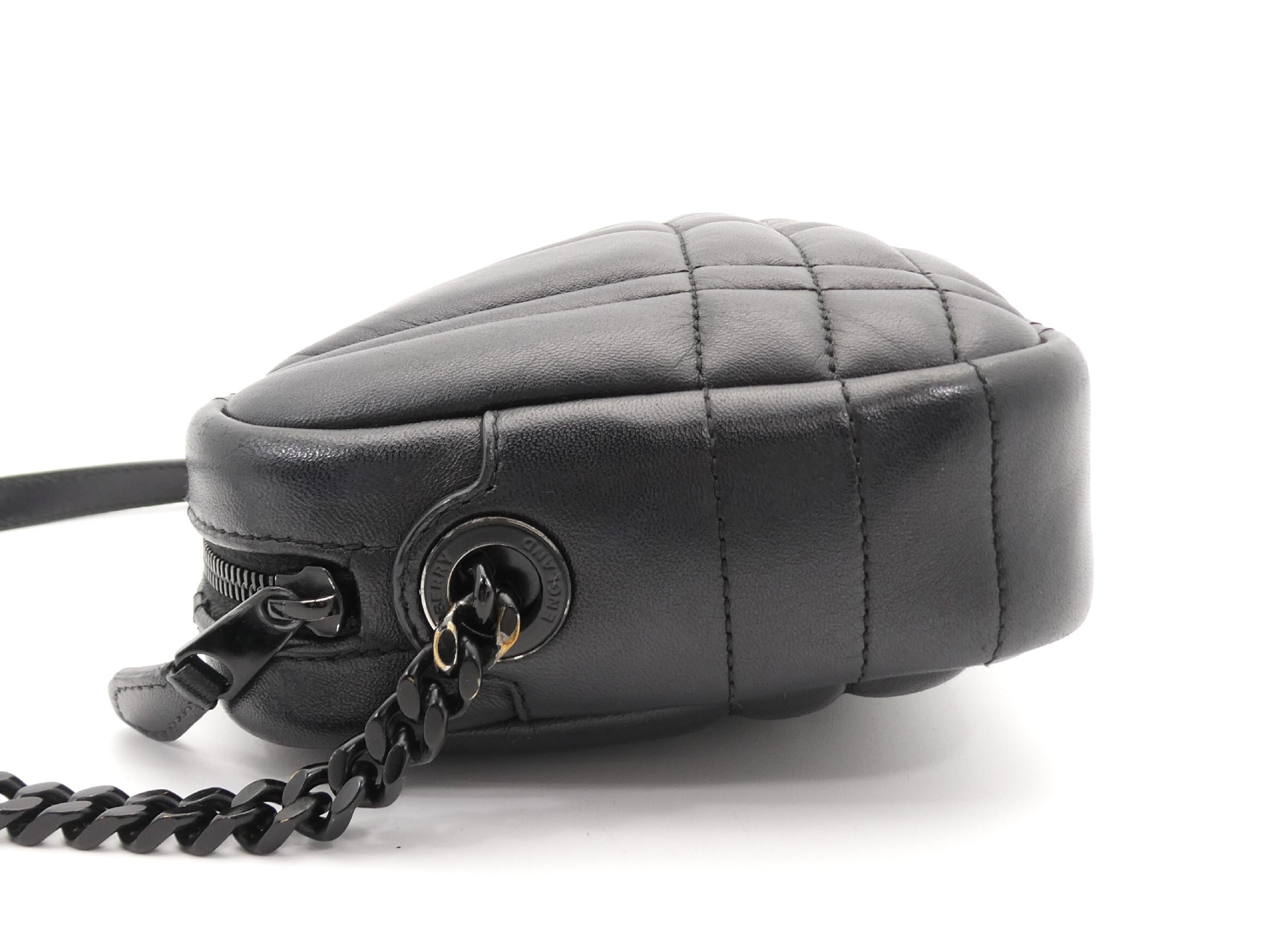 TB Logo Leather Chain Shoulder Bag — view 3