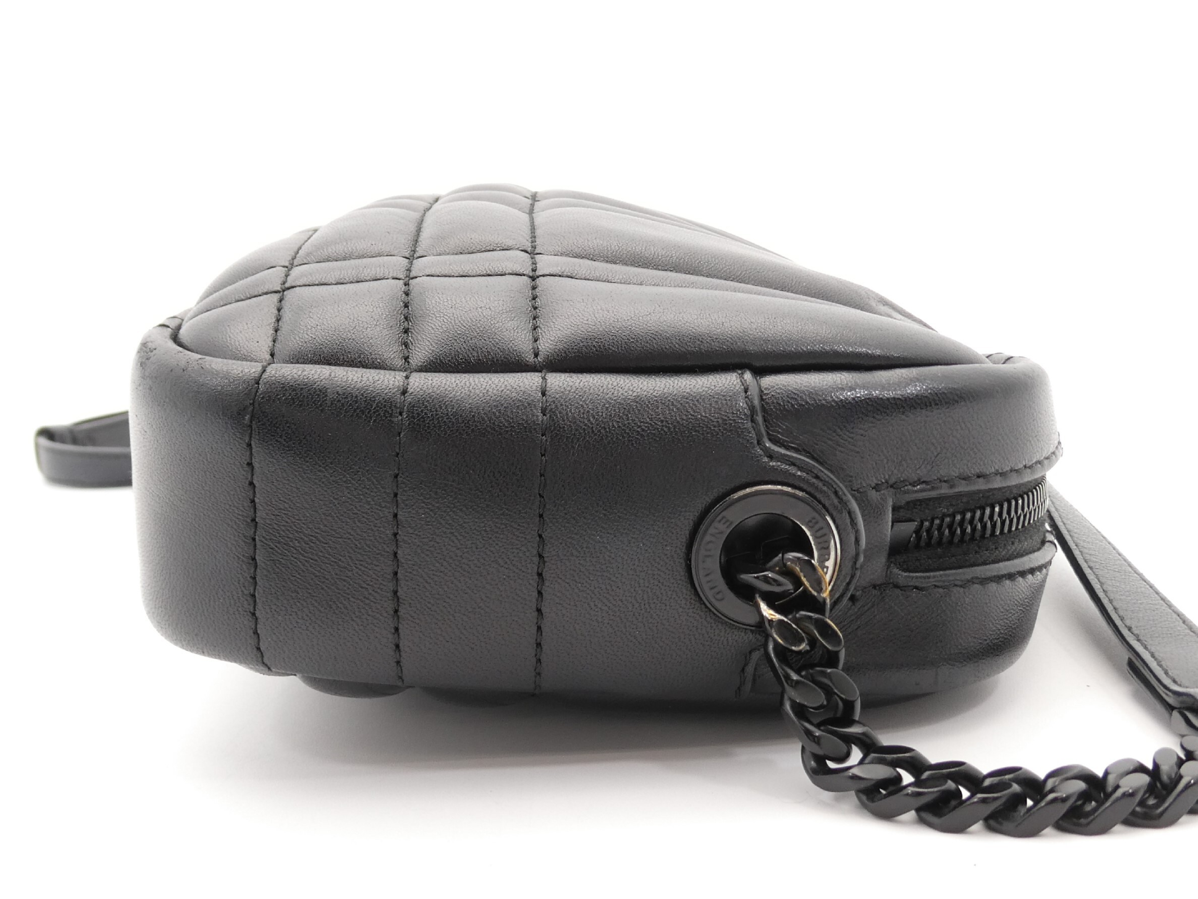 TB Logo Leather Chain Shoulder Bag — view 4