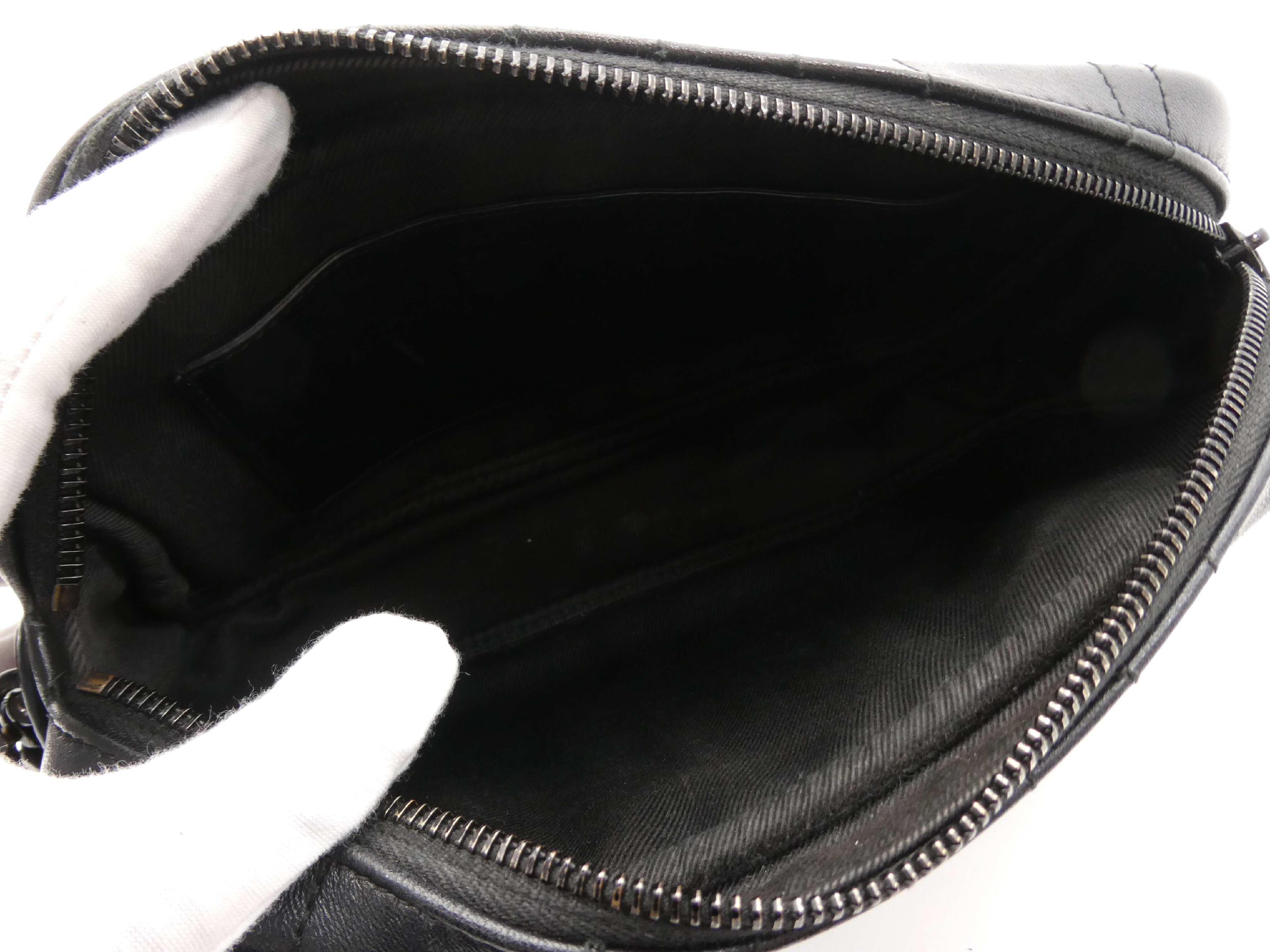 TB Logo Leather Chain Shoulder Bag — view 7