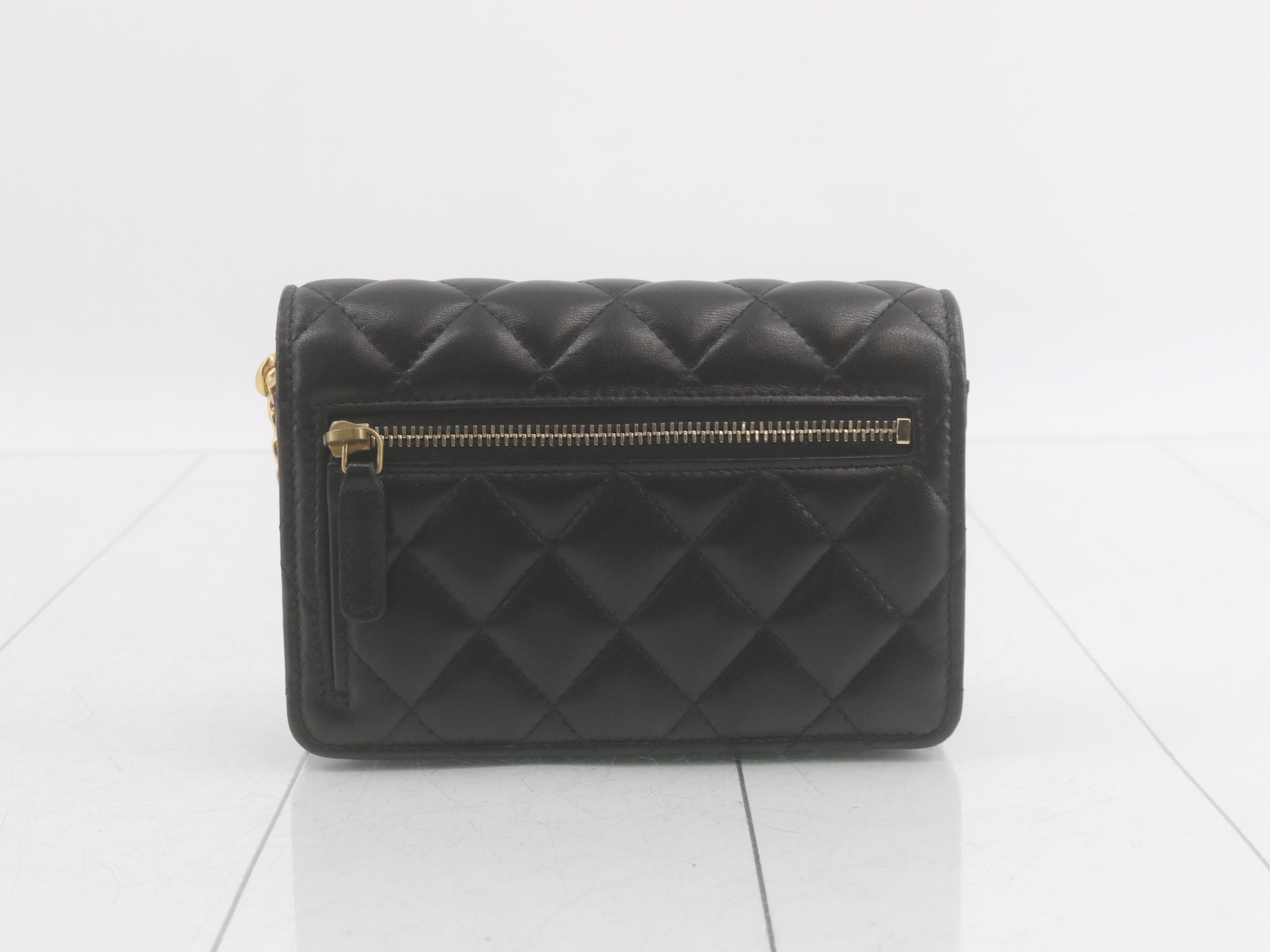 Matelassé Bijou Chain Wallet — view 2