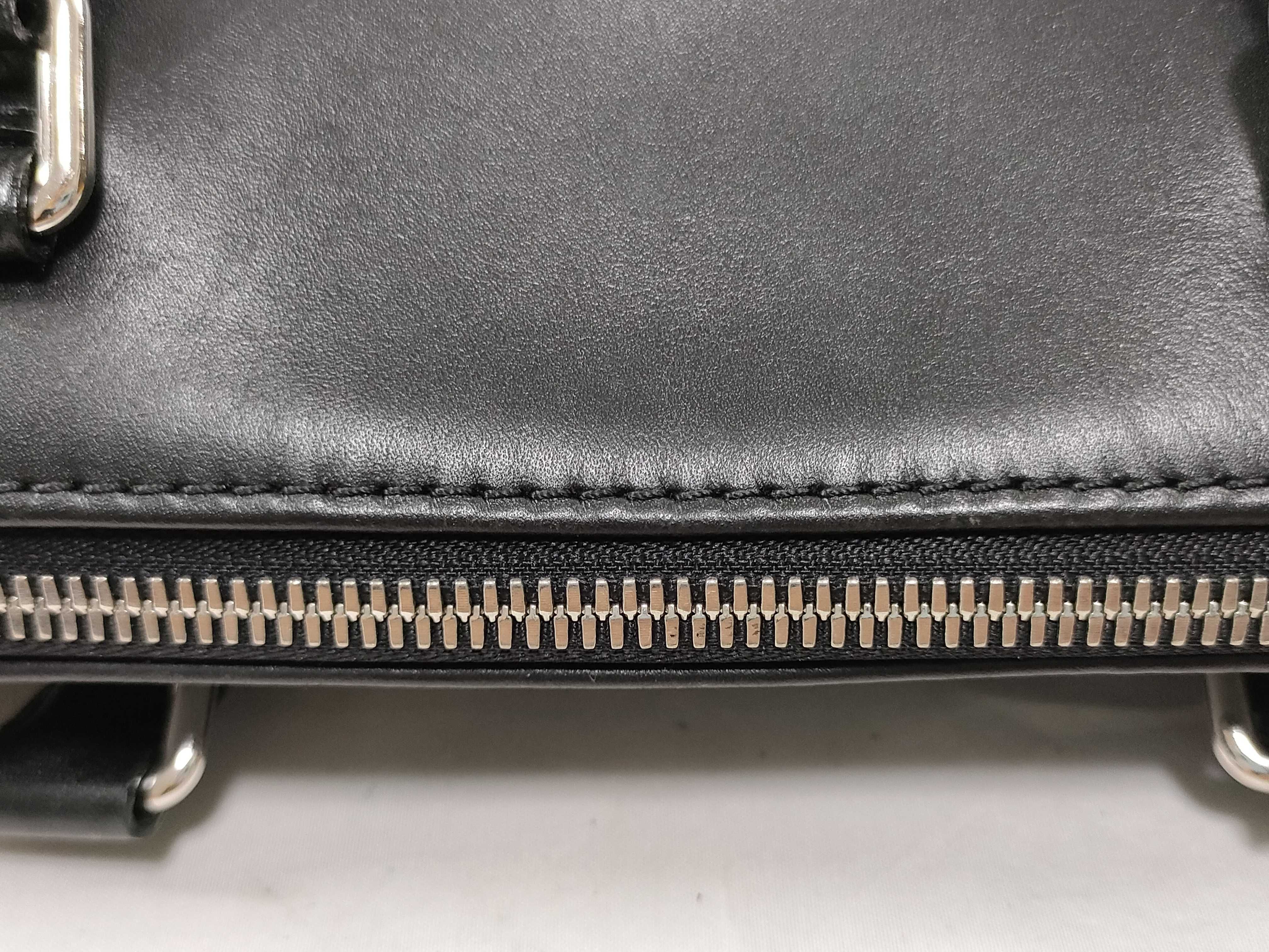 Epi Leather Jour Business Bag Shoulder Bag Black Serial Number Business Bag — view 9