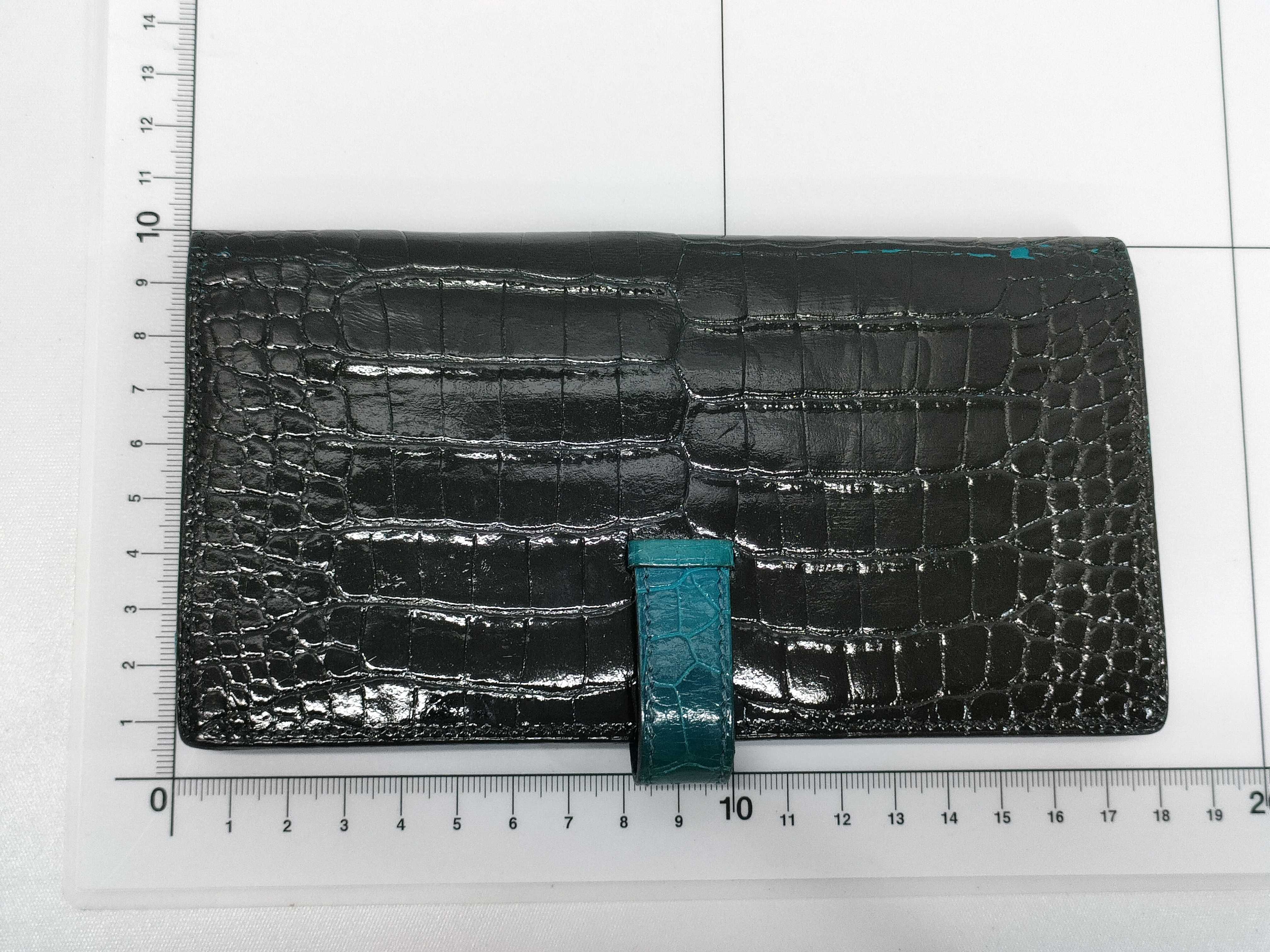 Bearn Hermes Bearn Soufflé Alligator Wallet — view 2