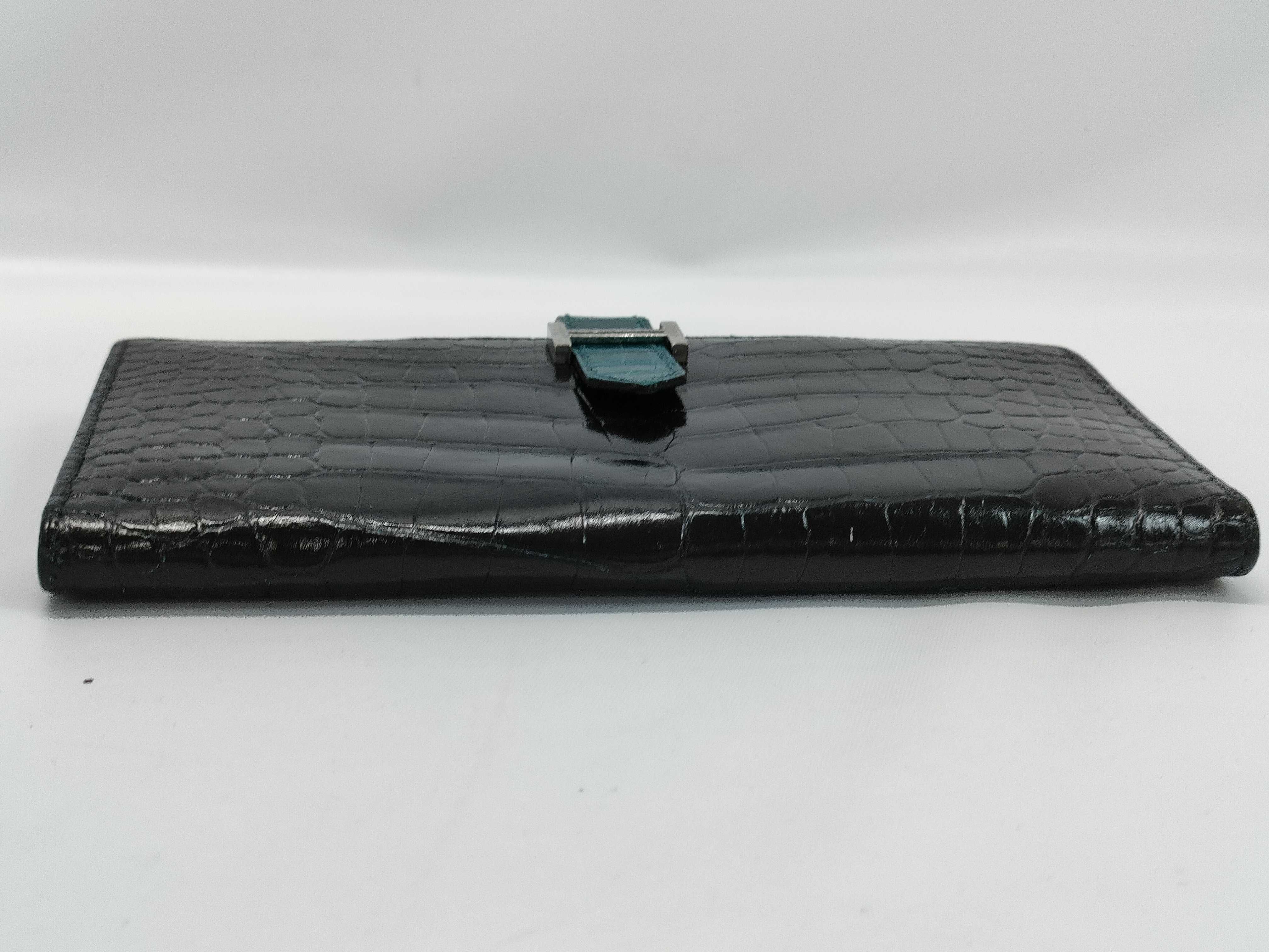 Bearn Hermes Bearn Soufflé Alligator Wallet — view 3