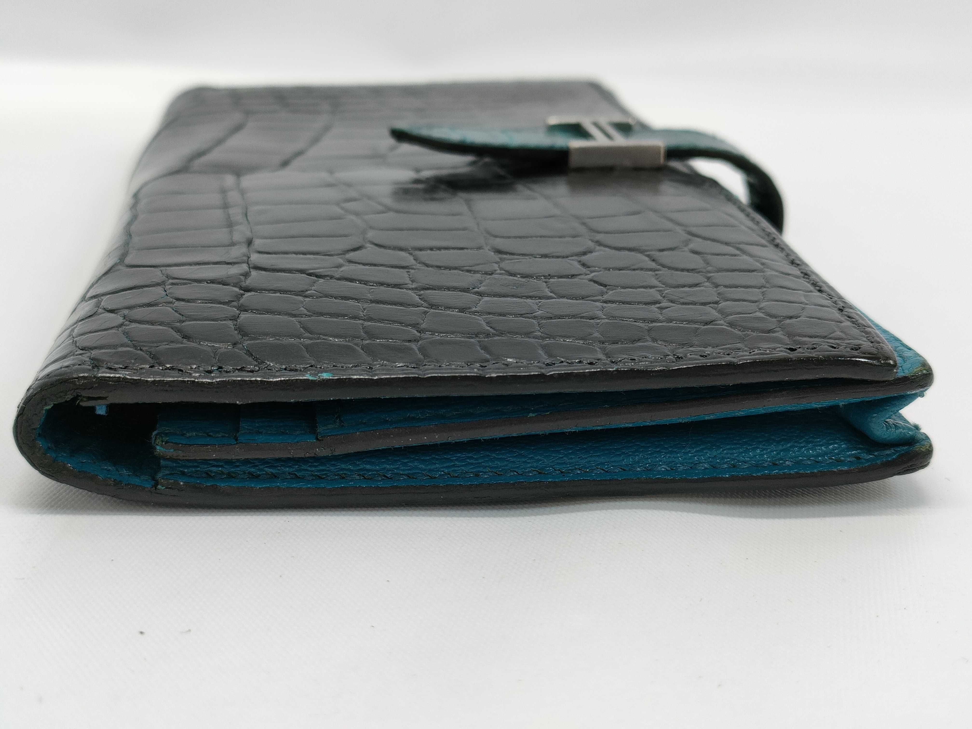 Bearn Hermes Bearn Soufflé Alligator Wallet — view 4