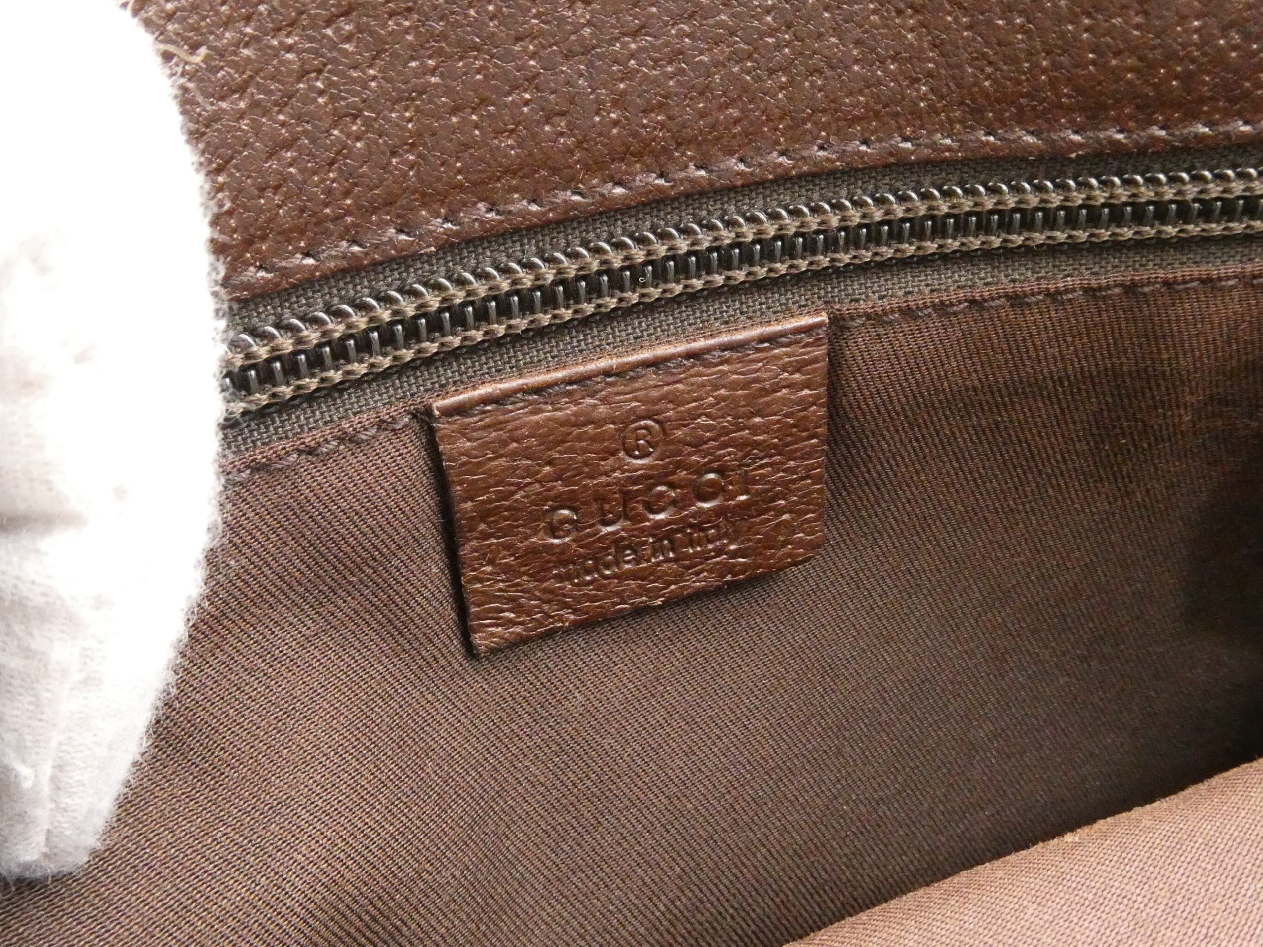 GG Canvas Leather Shoulder Bag — view 8