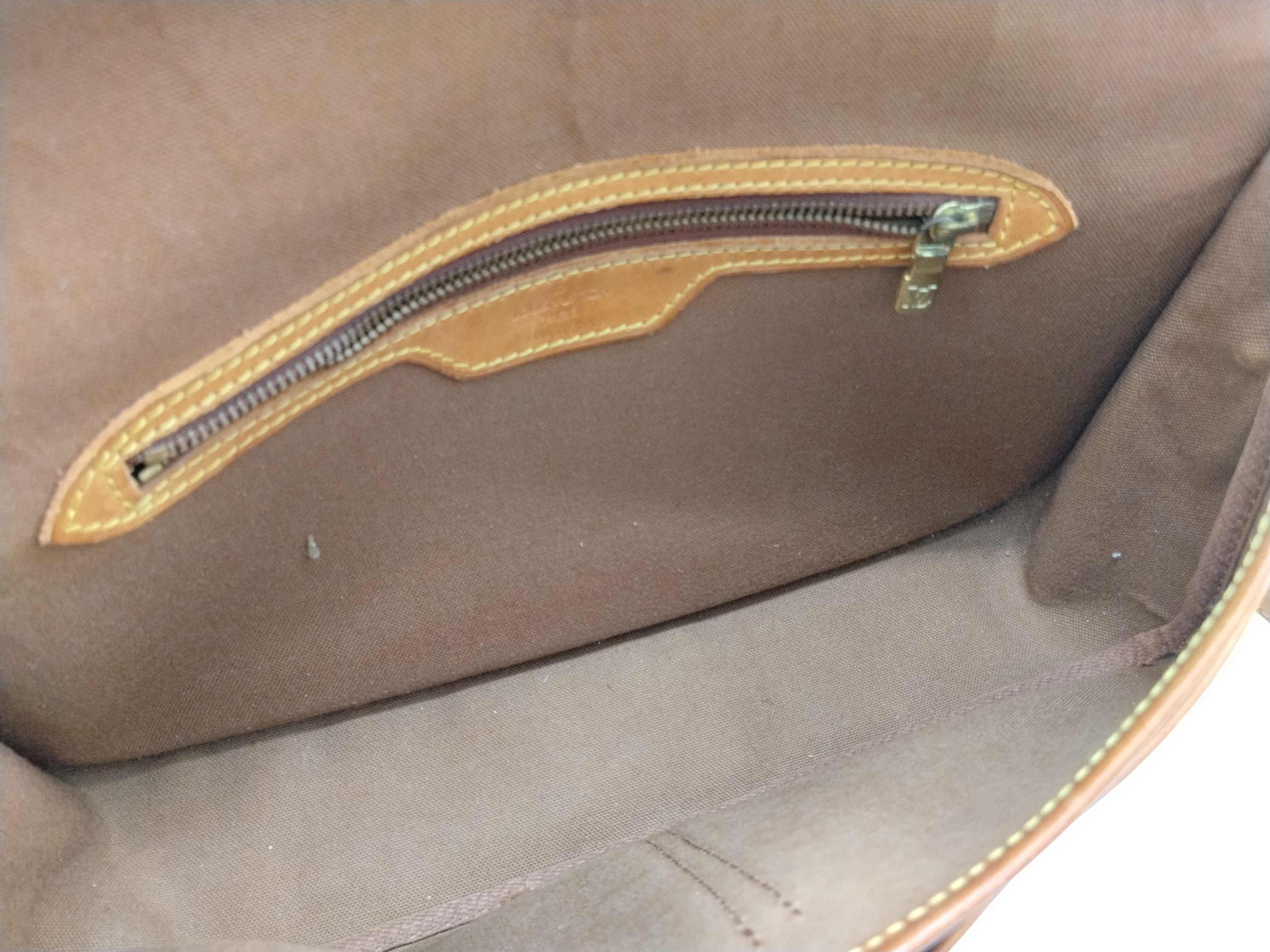 Monogram Shoulder Bag, Brown — view 15