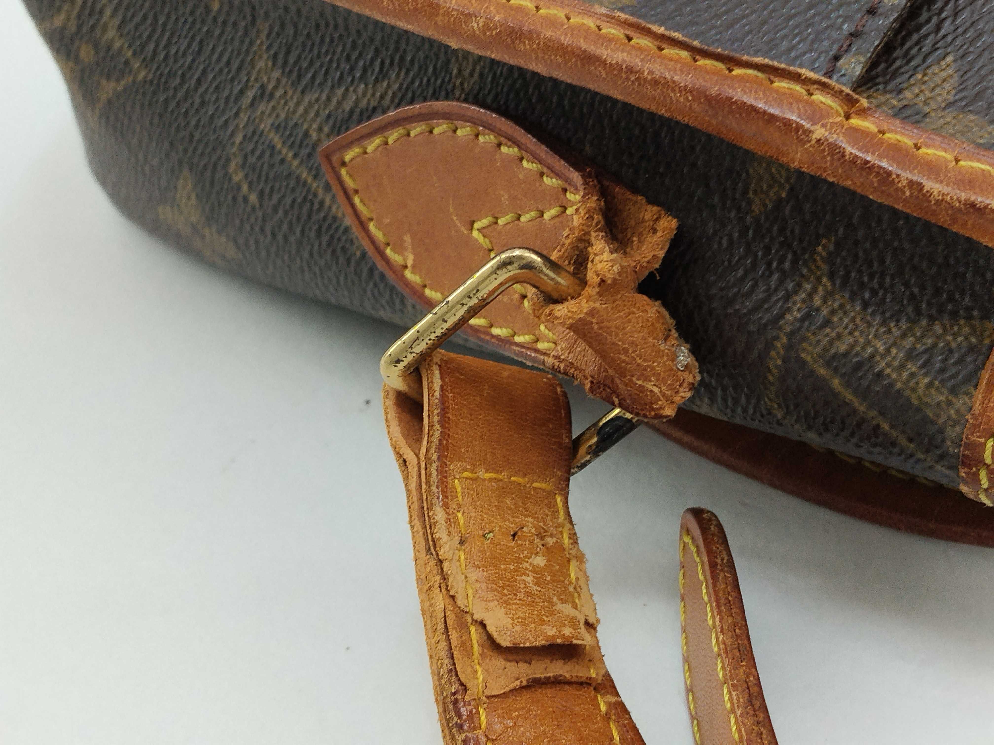 Monogram Shoulder Bag, Brown — view 6