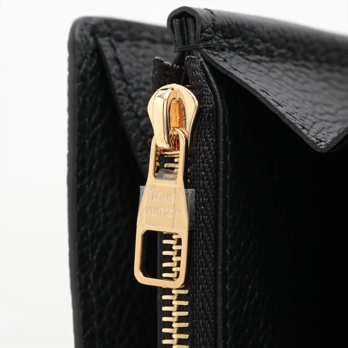 Bicolor Monogram Empreinte Portefeuille Sarah M80496 Noir x Cream Long Wallet (RFID detected) — view 10