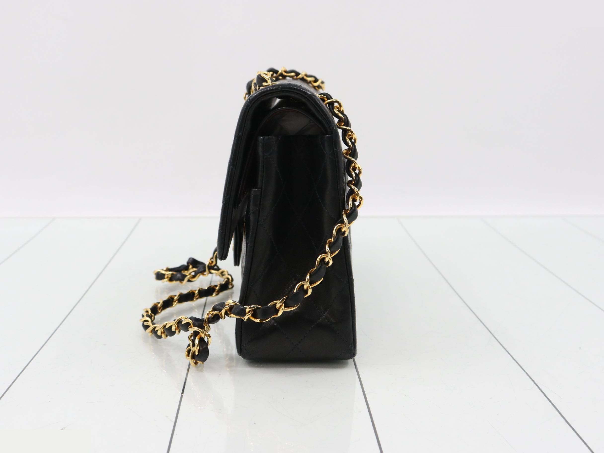 Matelassé 25 Double Flap Lambskin Chain Shoulder Bag, Series 3 — view 3