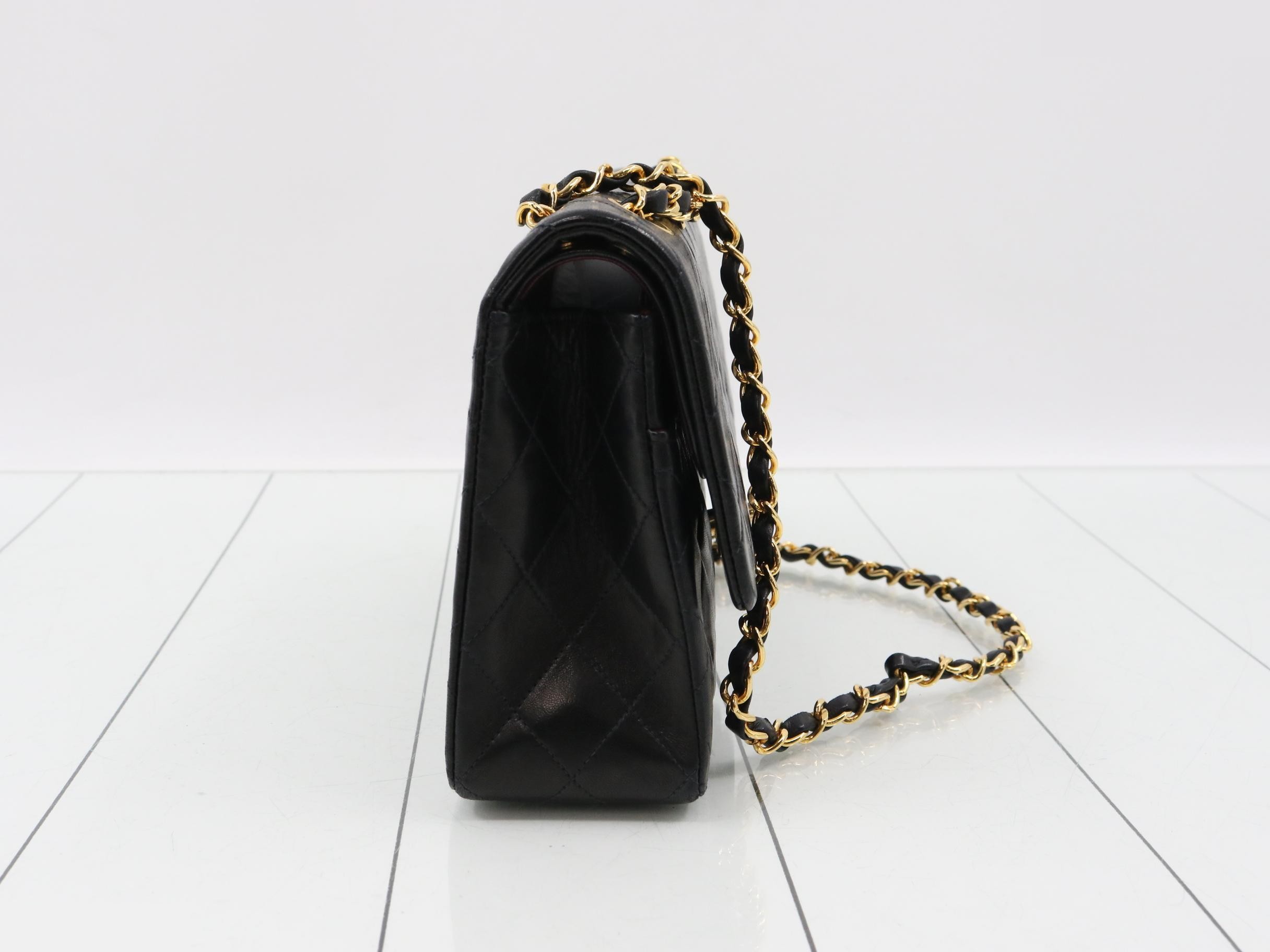 Matelassé 25 Double Flap Lambskin Chain Shoulder Bag, Series 3 — view 4
