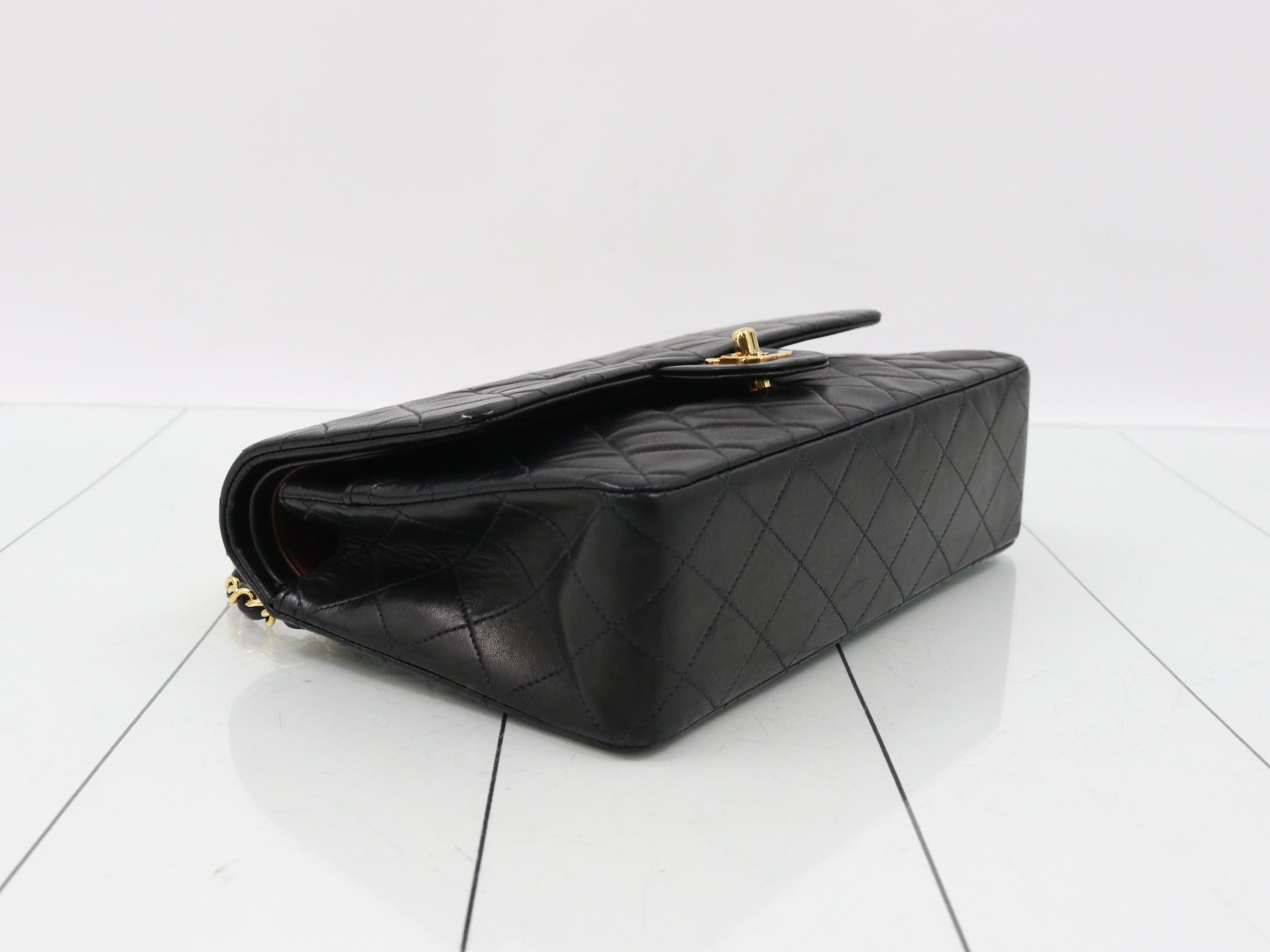 Matelassé 25 Double Flap Lambskin Chain Shoulder Bag, Series 3 — view 5