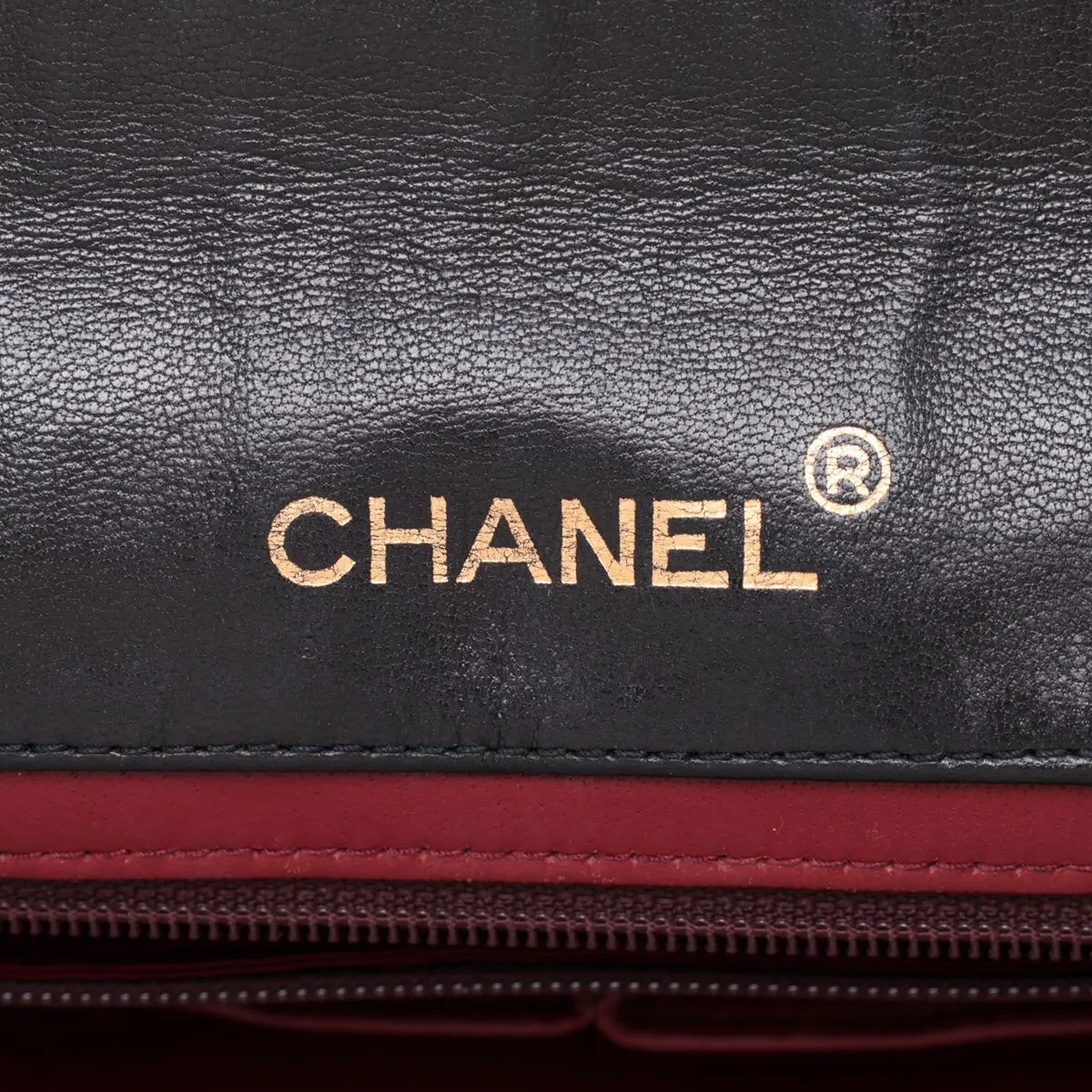 Matelassé Lambskin Single Flap Single Chain Bag, Black with Gold Hardware, 0675030 (Serial Number in the 0s) — view 12