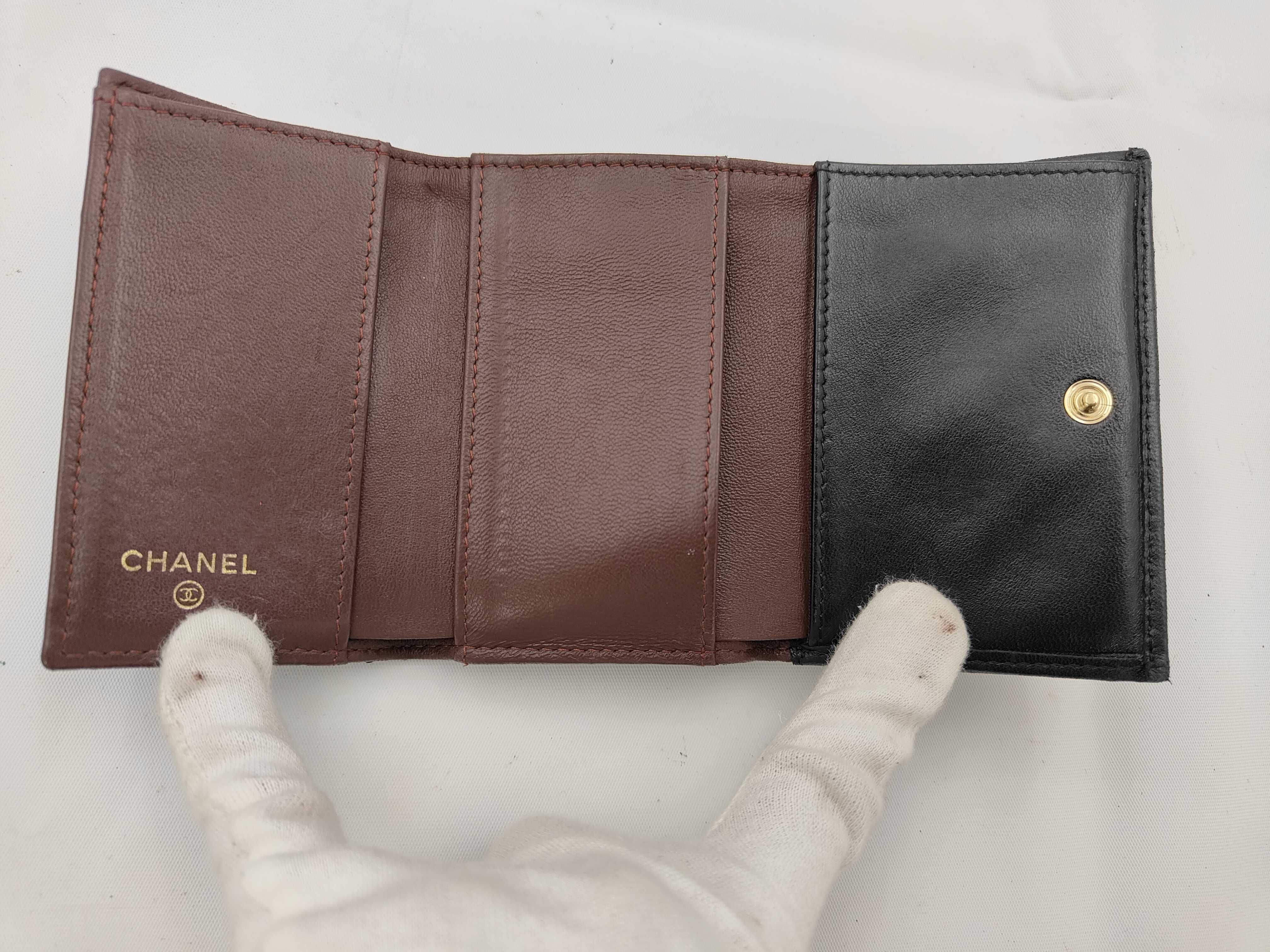 Wallet/Coin Case BLACK+BORDEAUX Box, Dust Bag, Cards, Stickers — view 4