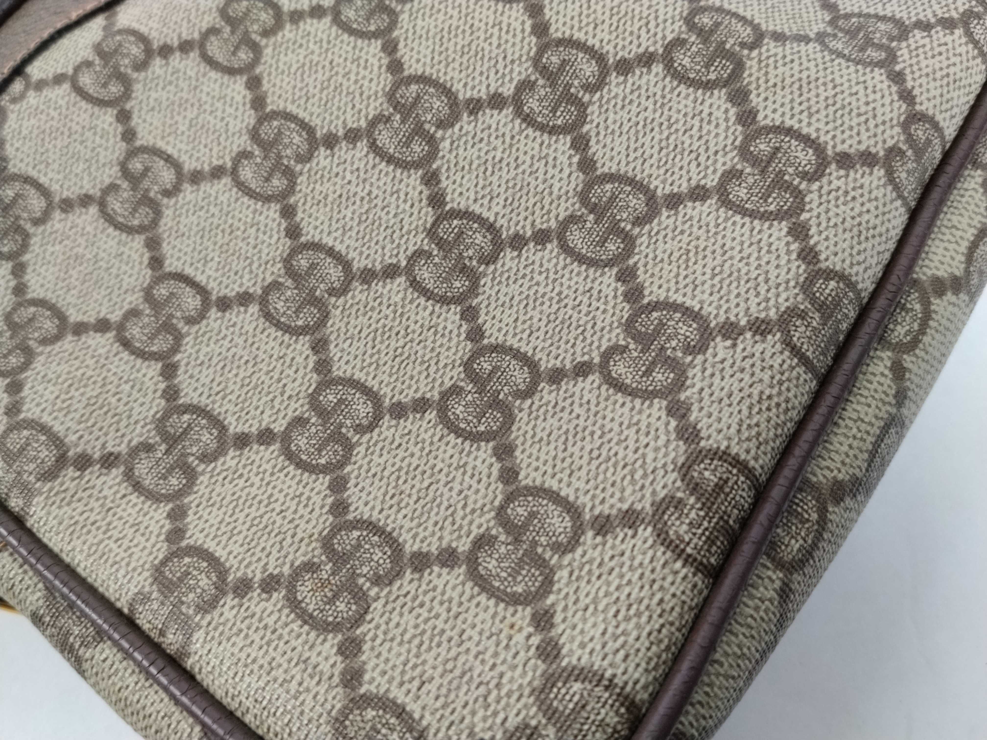 GG Supreme Gucci Shoulder Bag GG Supreme Vintage Brown Shoulder Bag — view 12