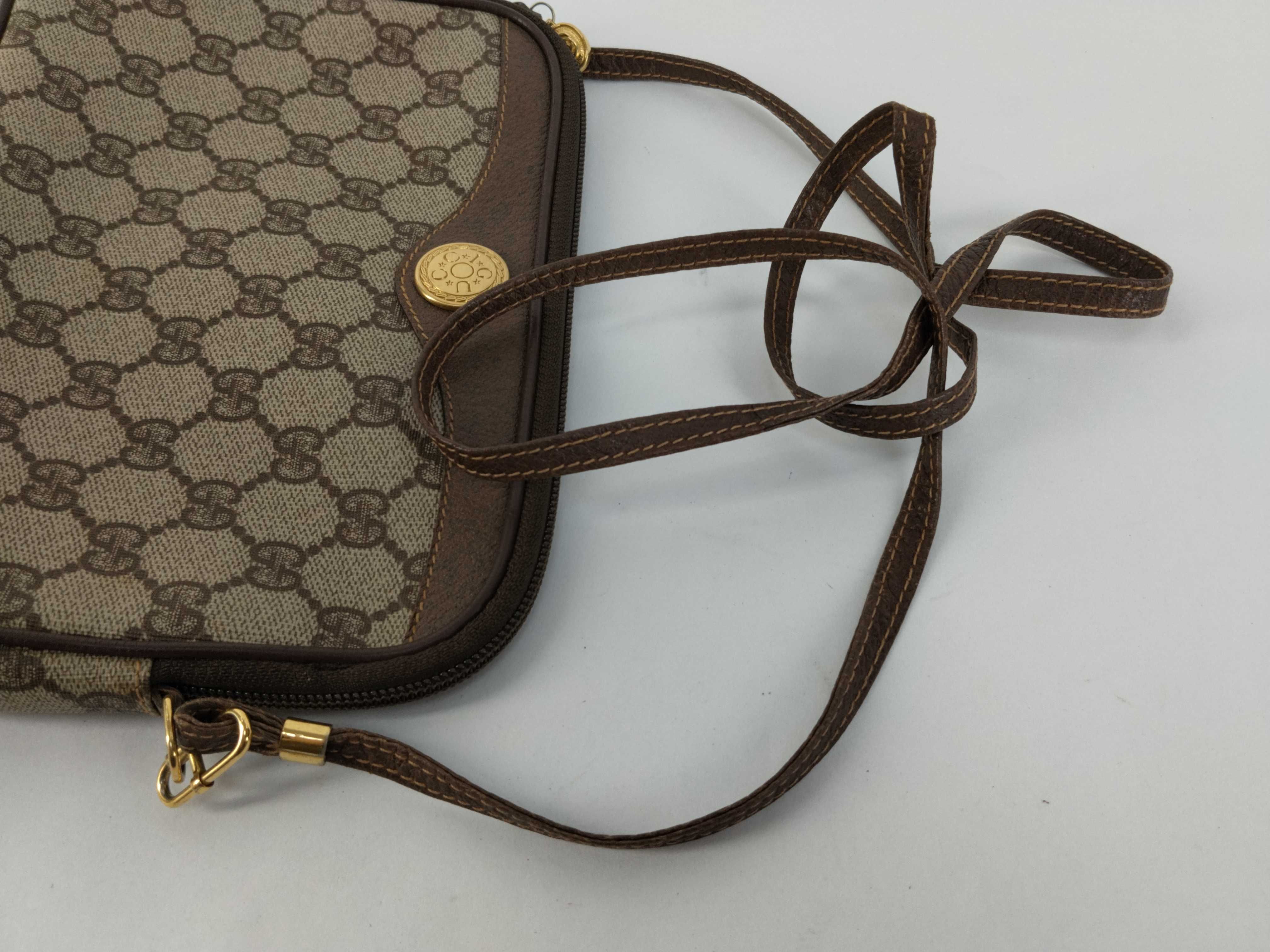 GG Supreme Gucci Shoulder Bag GG Supreme Vintage Brown Shoulder Bag — view 3