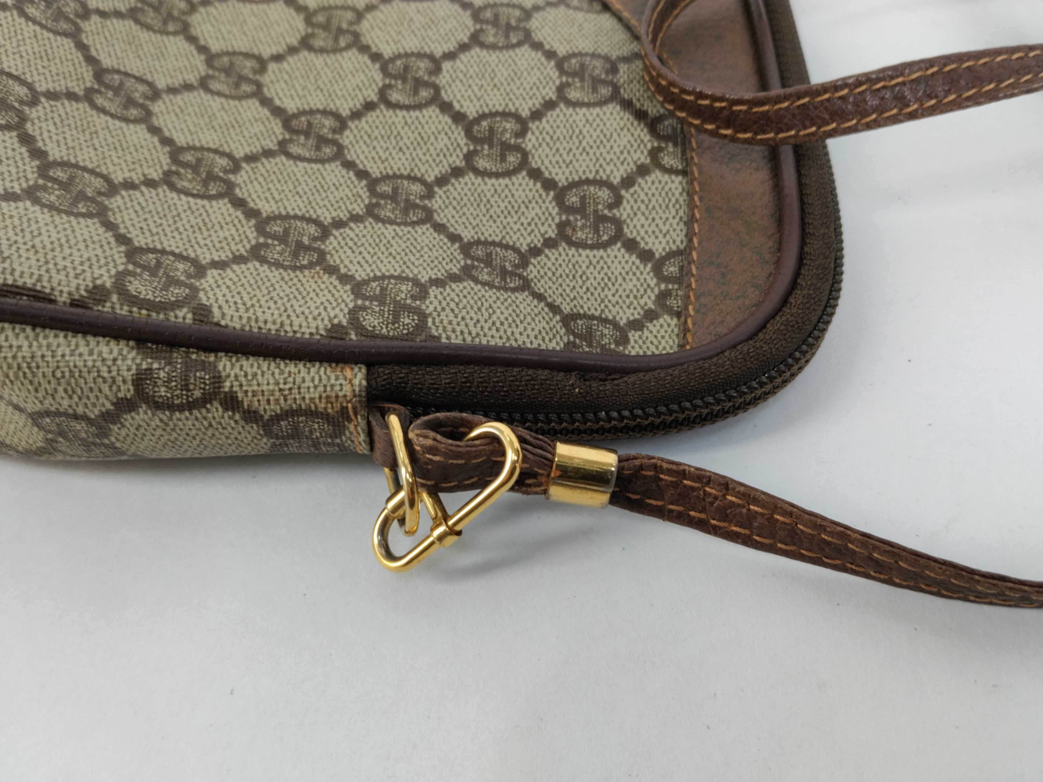 GG Supreme Gucci Shoulder Bag GG Supreme Vintage Brown Shoulder Bag — view 5