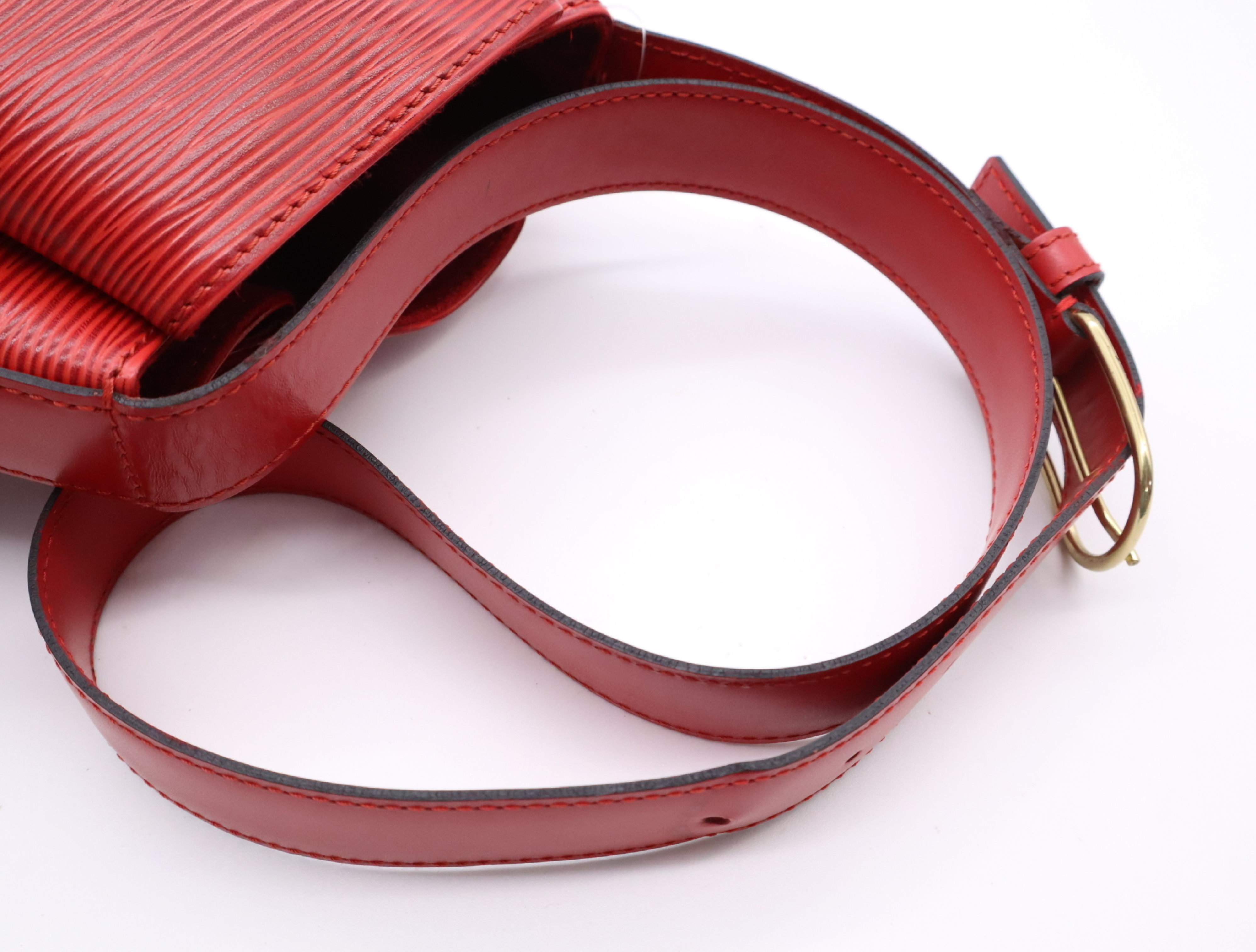 M80197 Episac Depaule PM Castilian Red Shoulder Bag — view 10