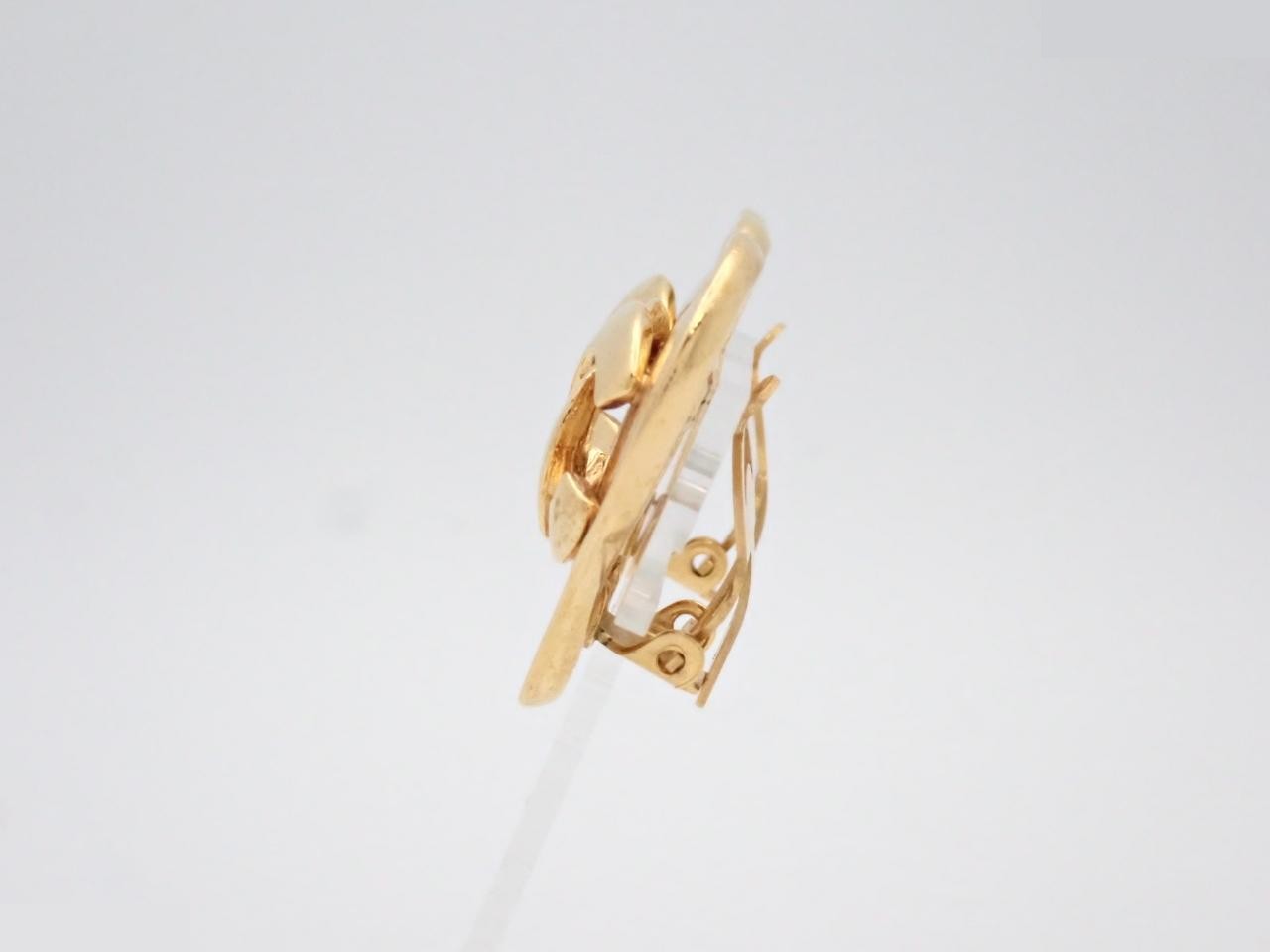 Coco Mark Gold Earrings — view 3