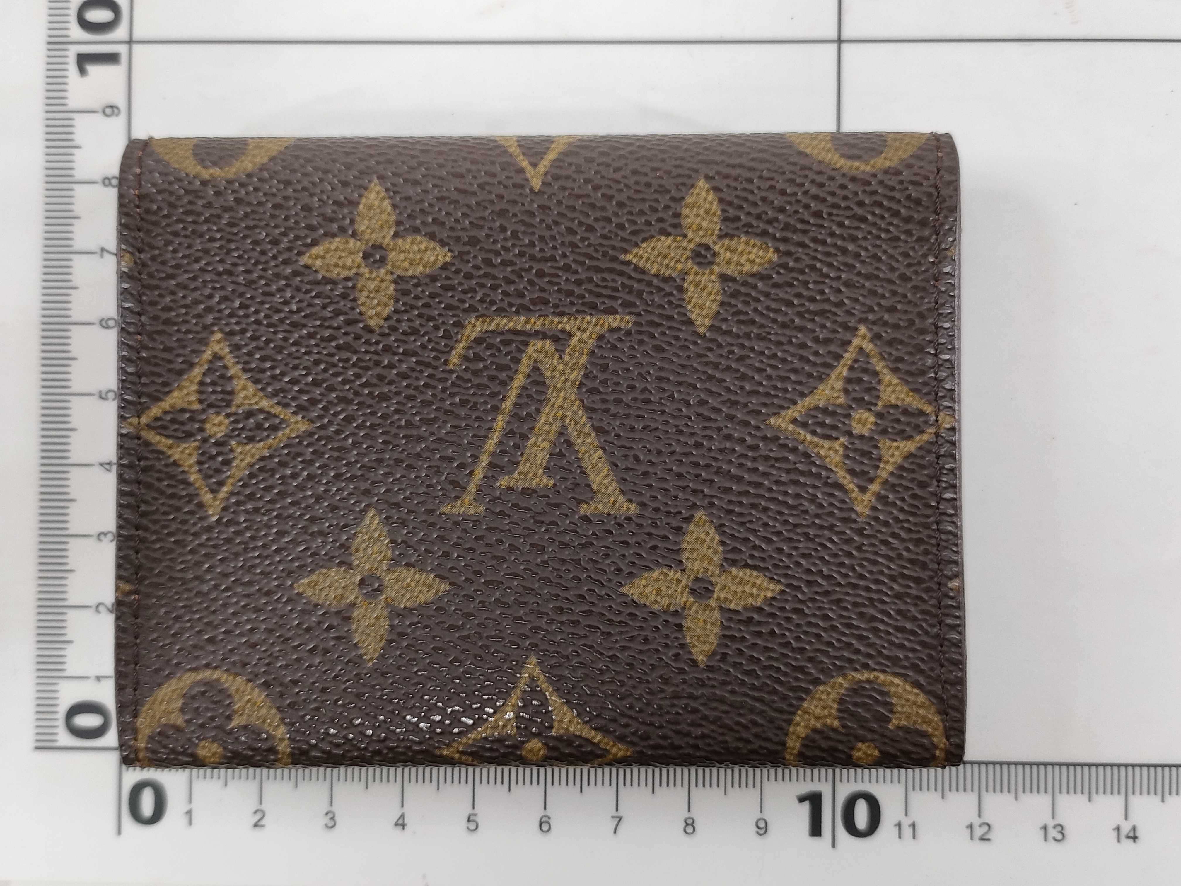 Monogram Vuitton Envelope Box Card Case — view 2