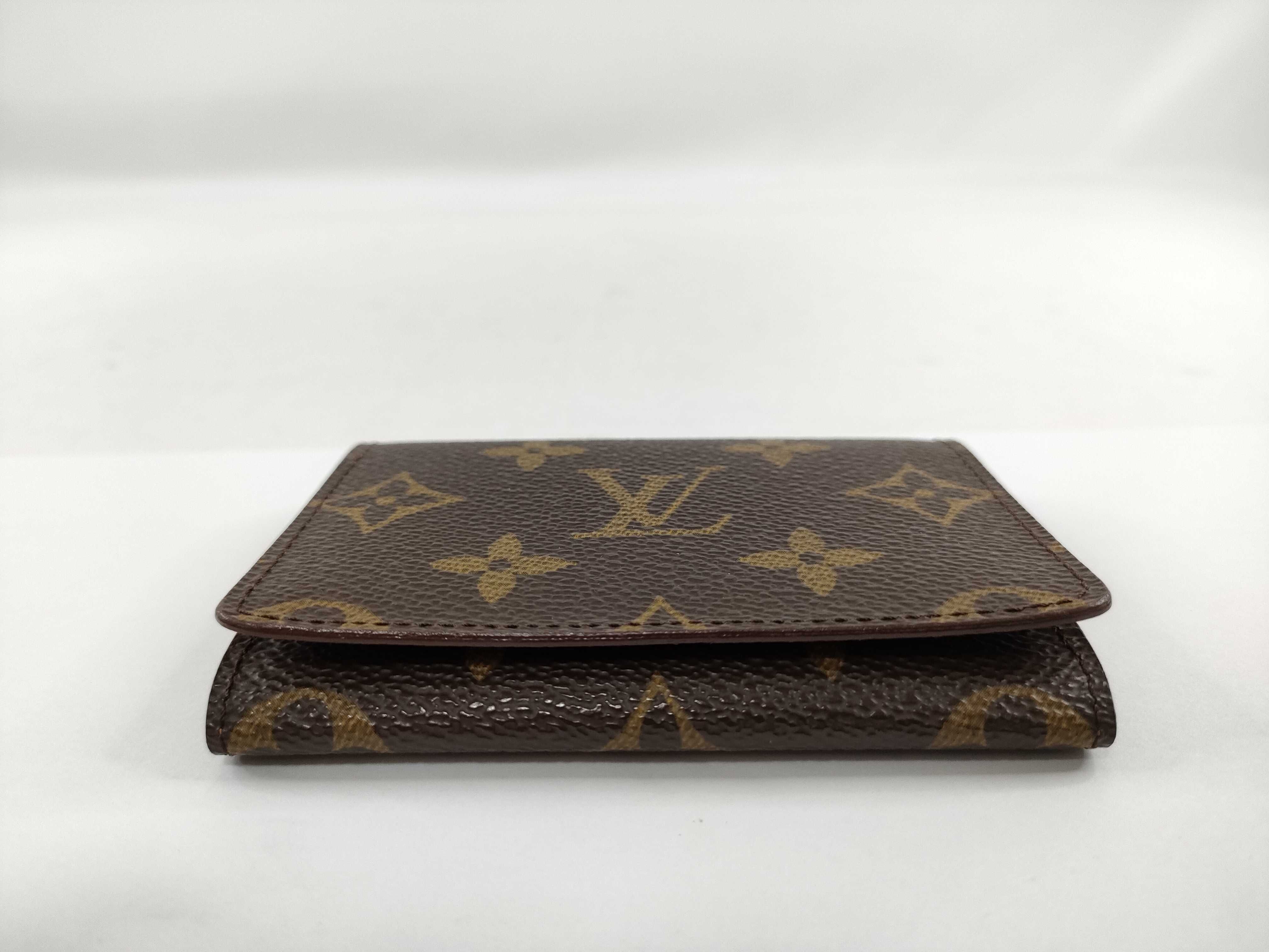 Monogram Vuitton Envelope Box Card Case — view 3