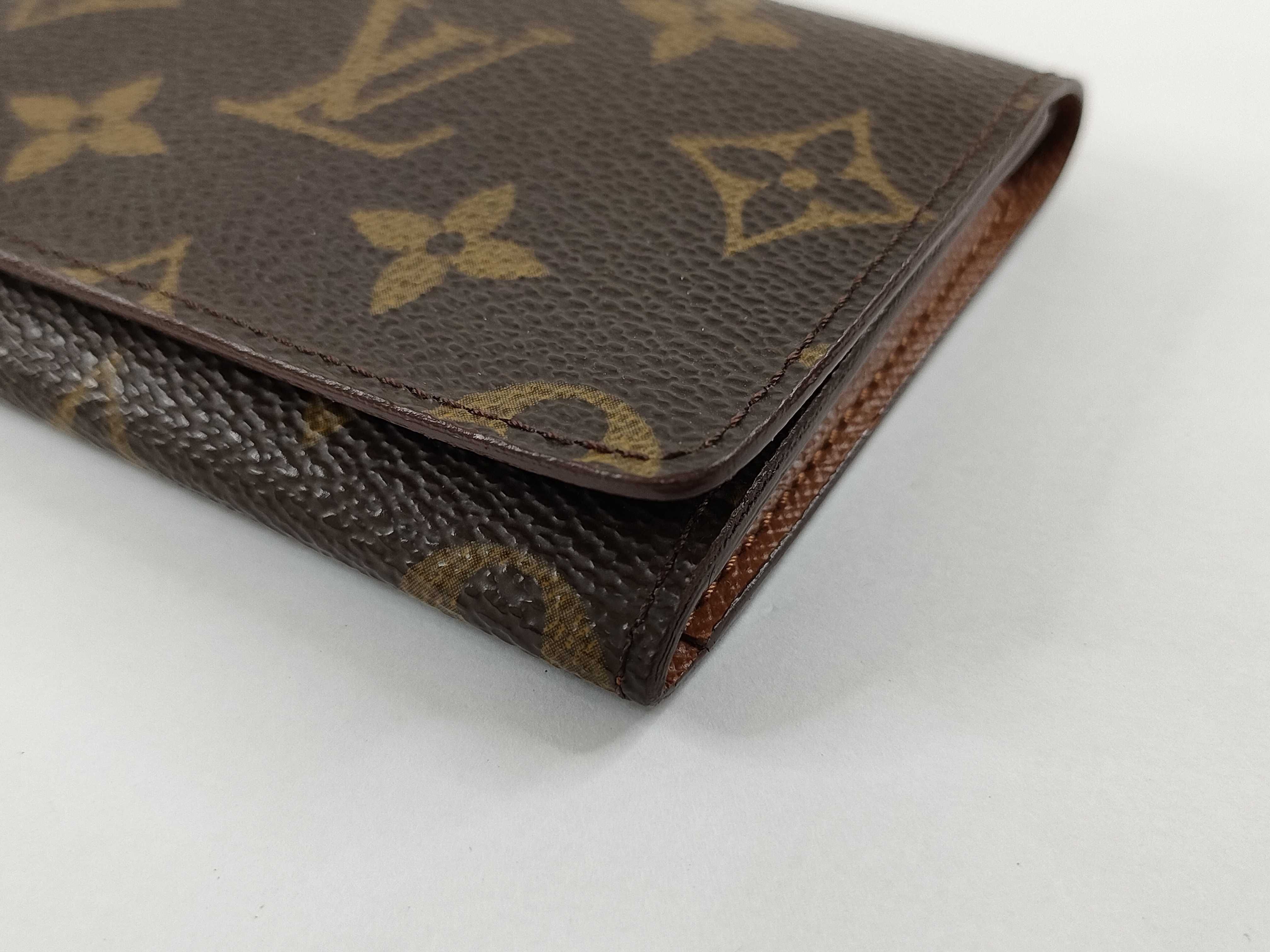 Monogram Vuitton Envelope Box Card Case — view 6