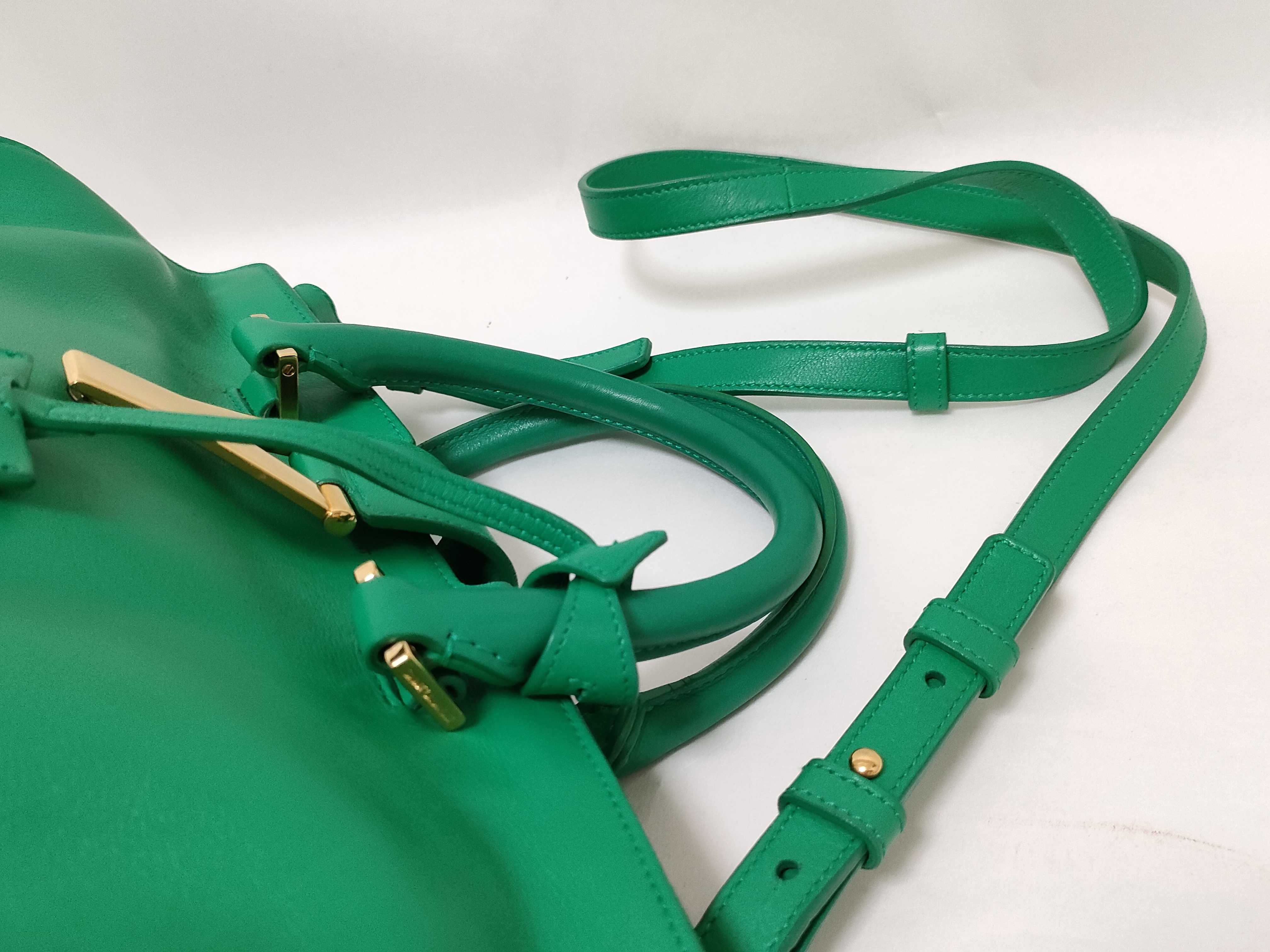 PH-YSL Green Leather Handbag — view 3