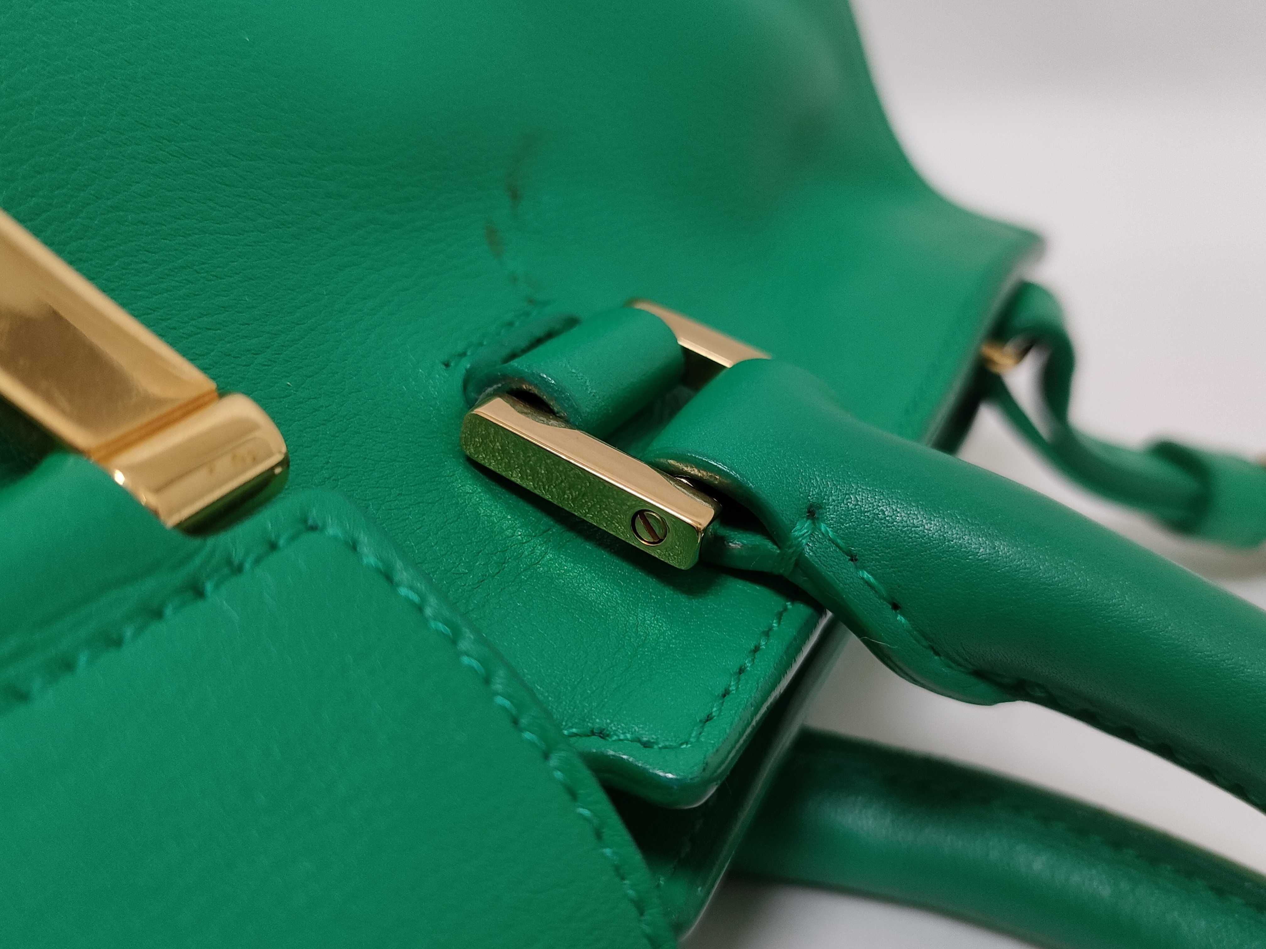 PH-YSL Green Leather Handbag — view 6