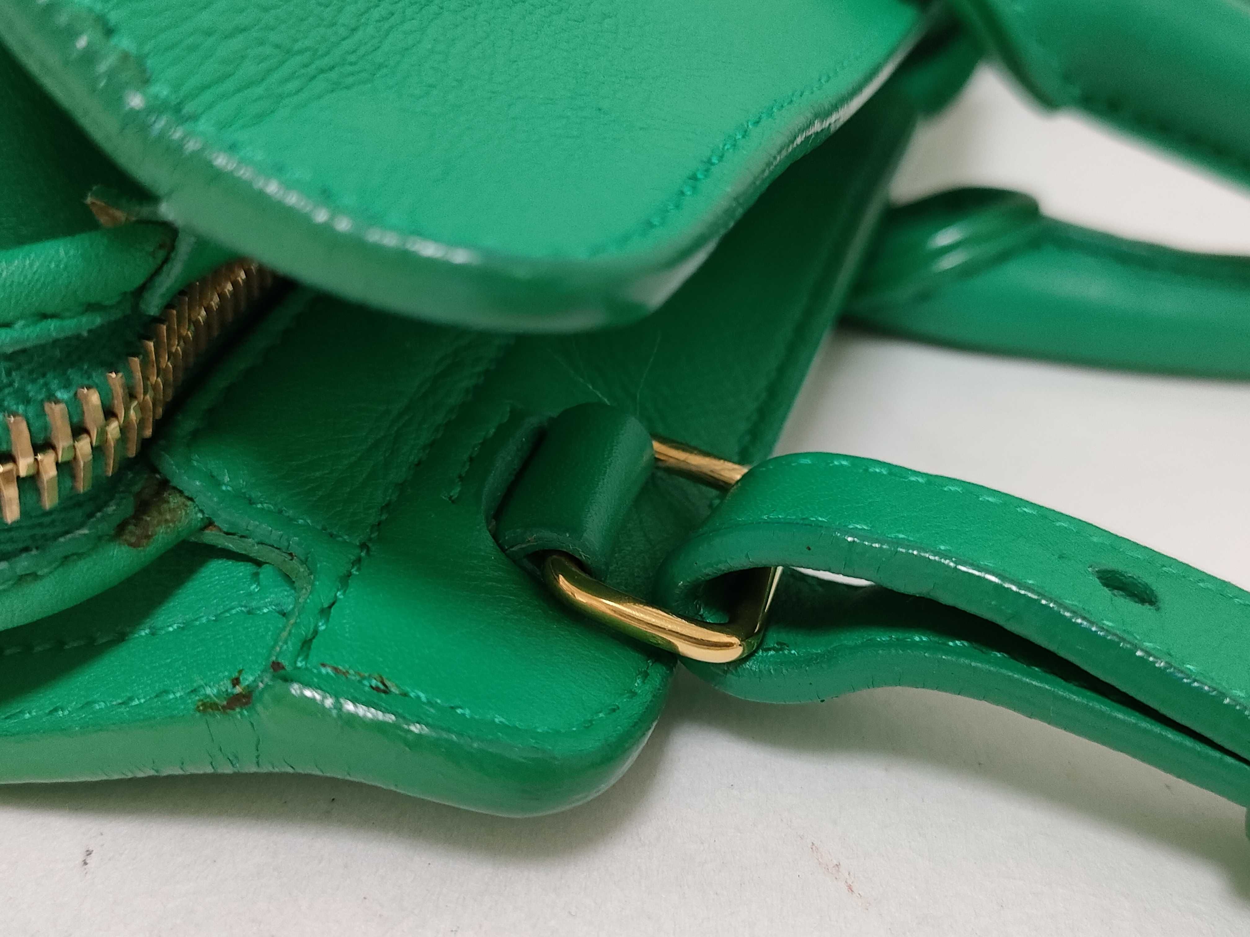PH-YSL Green Leather Handbag — view 7
